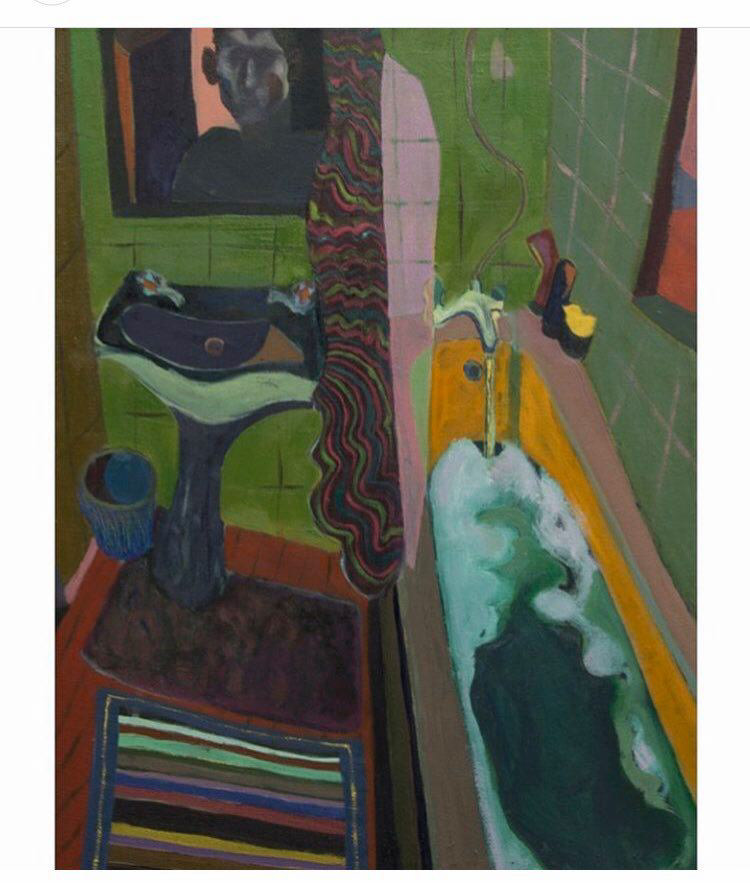 Bubble Bath, oil on linen, 66x86cm,2018