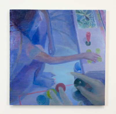 VVVR, 2020, Oil on canvas, 30 x 30 in