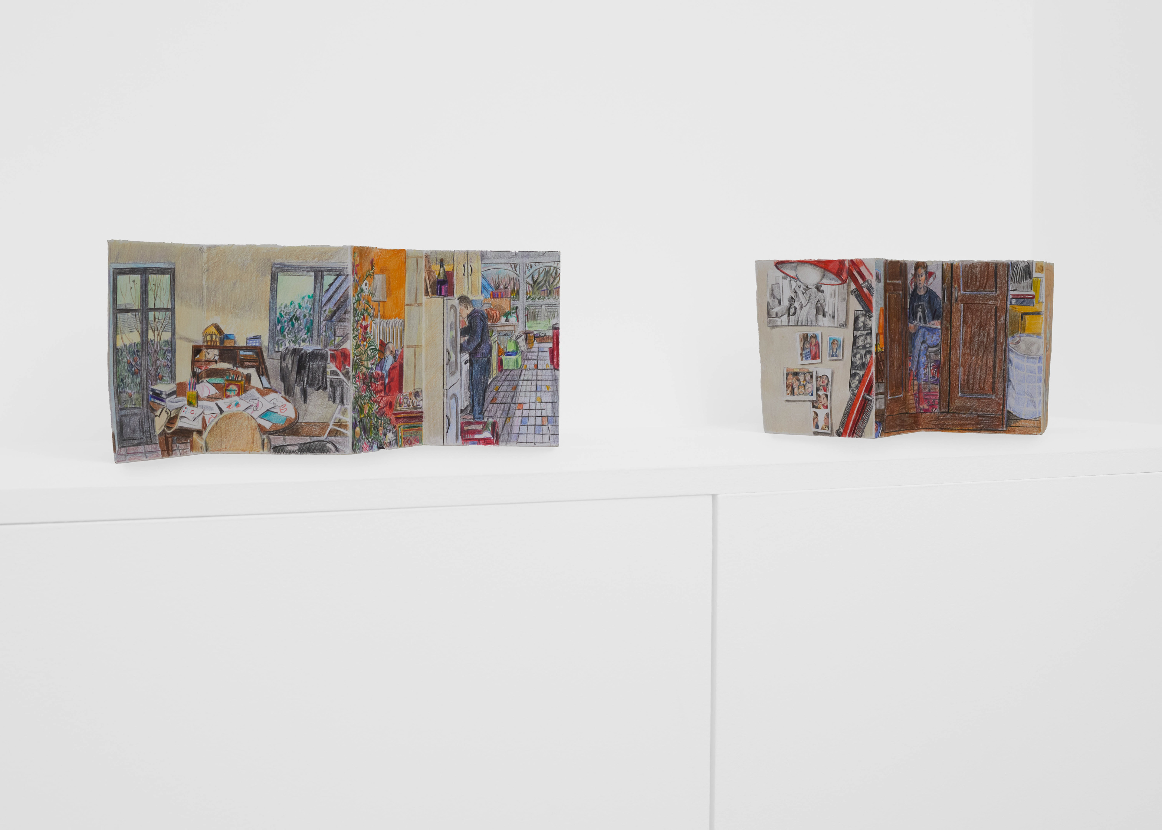vue d'installation de l'exposition personnelle de Louise Janet "The Things We Talk About" ©Albane Durand-Viel