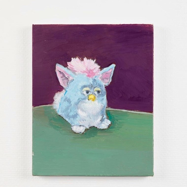 Furby, 2020, Huile sur toile, 27 x 35 cm 