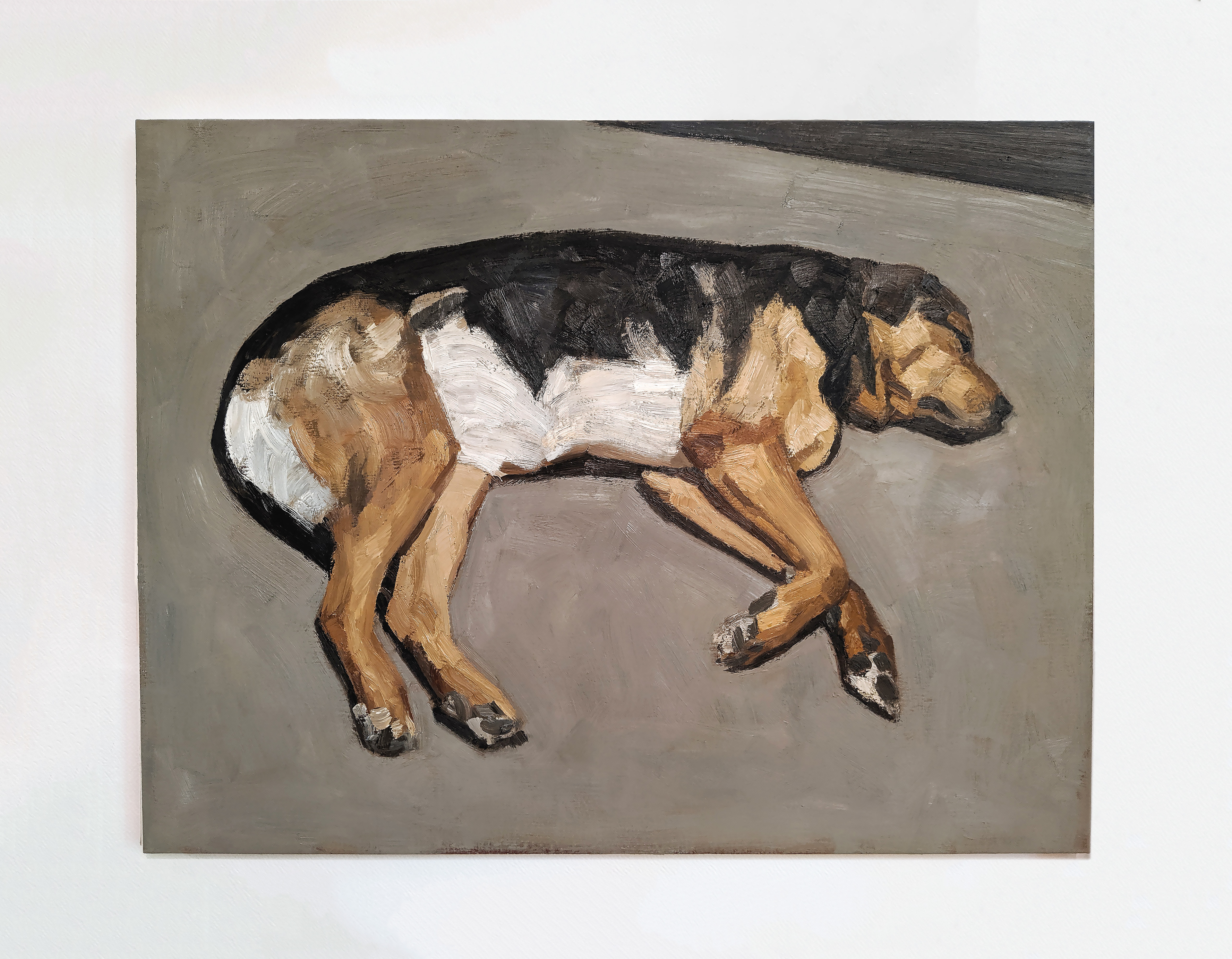 Perle III, 2019, huile sur toile, 100x130 cm