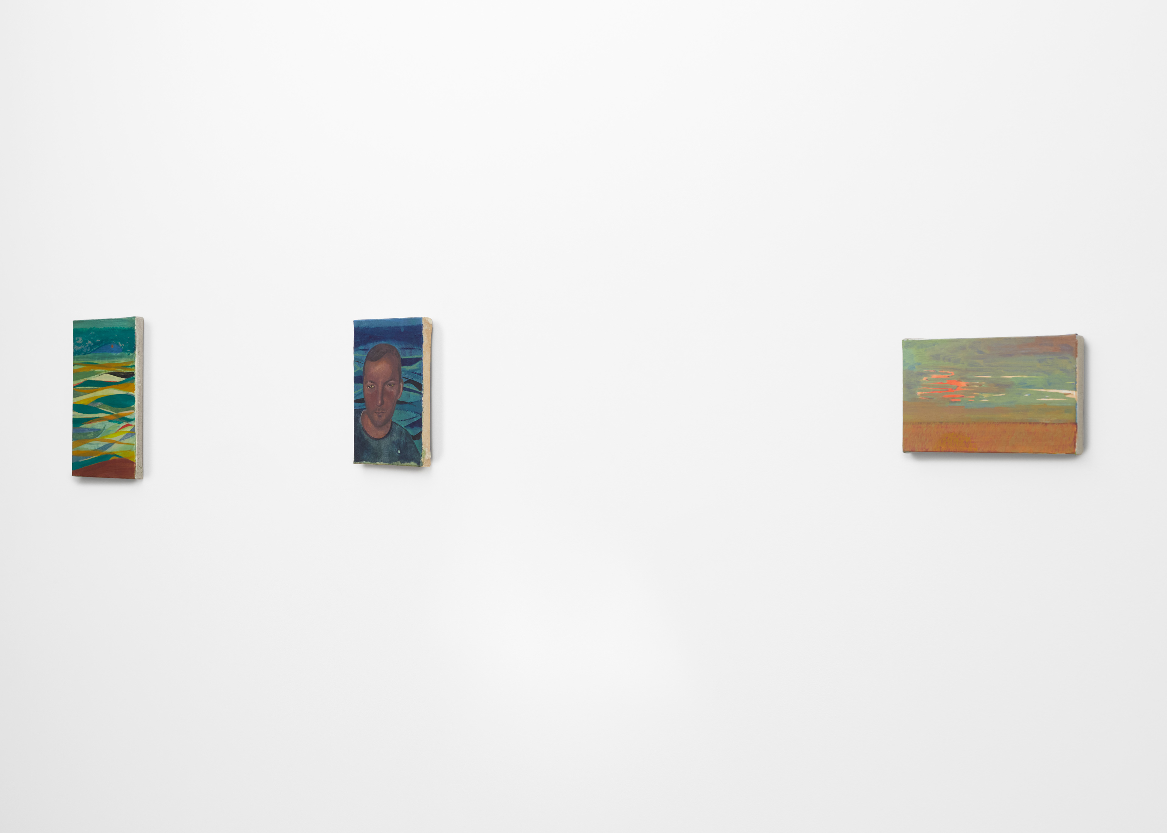vue d'installation de l'exposition personnelle de Nicolas Gaume "Horizon des évenèments". Ph. Albane Durand-Viel