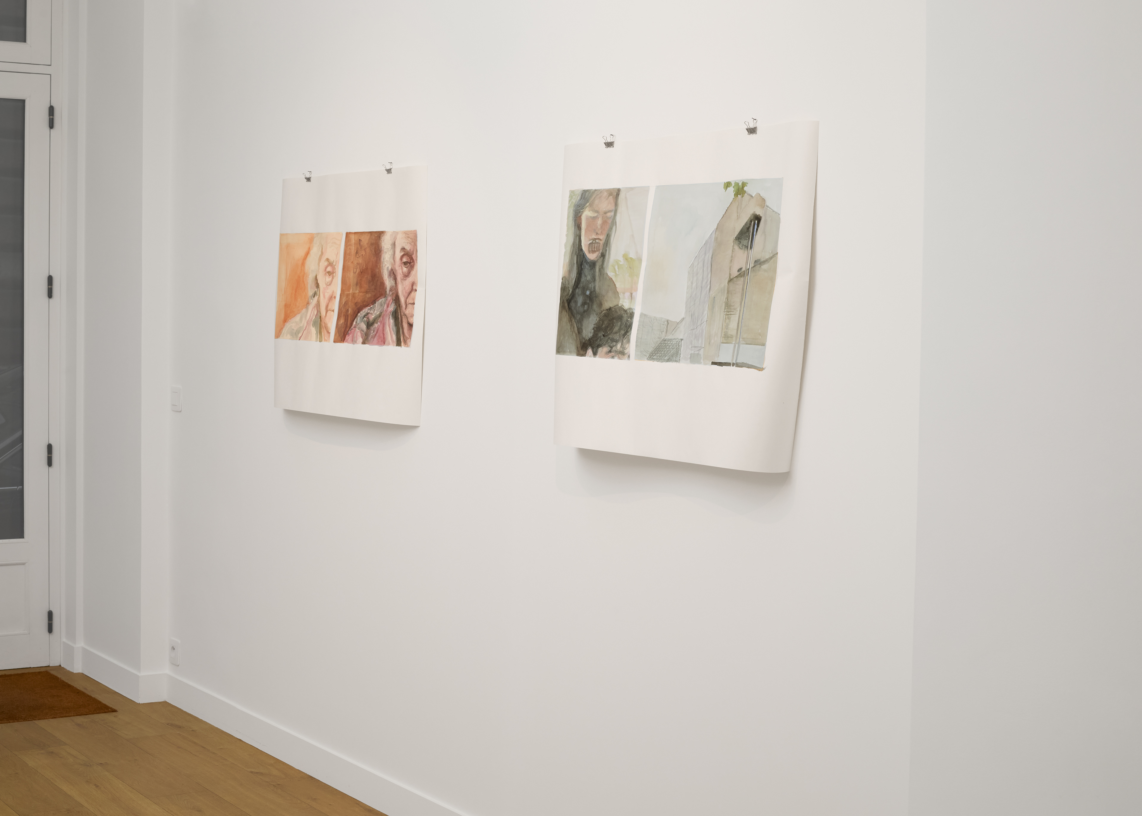 Cécile Lempert, Splits and Screens (I, II), 2025 ©Albane Durand-Viel