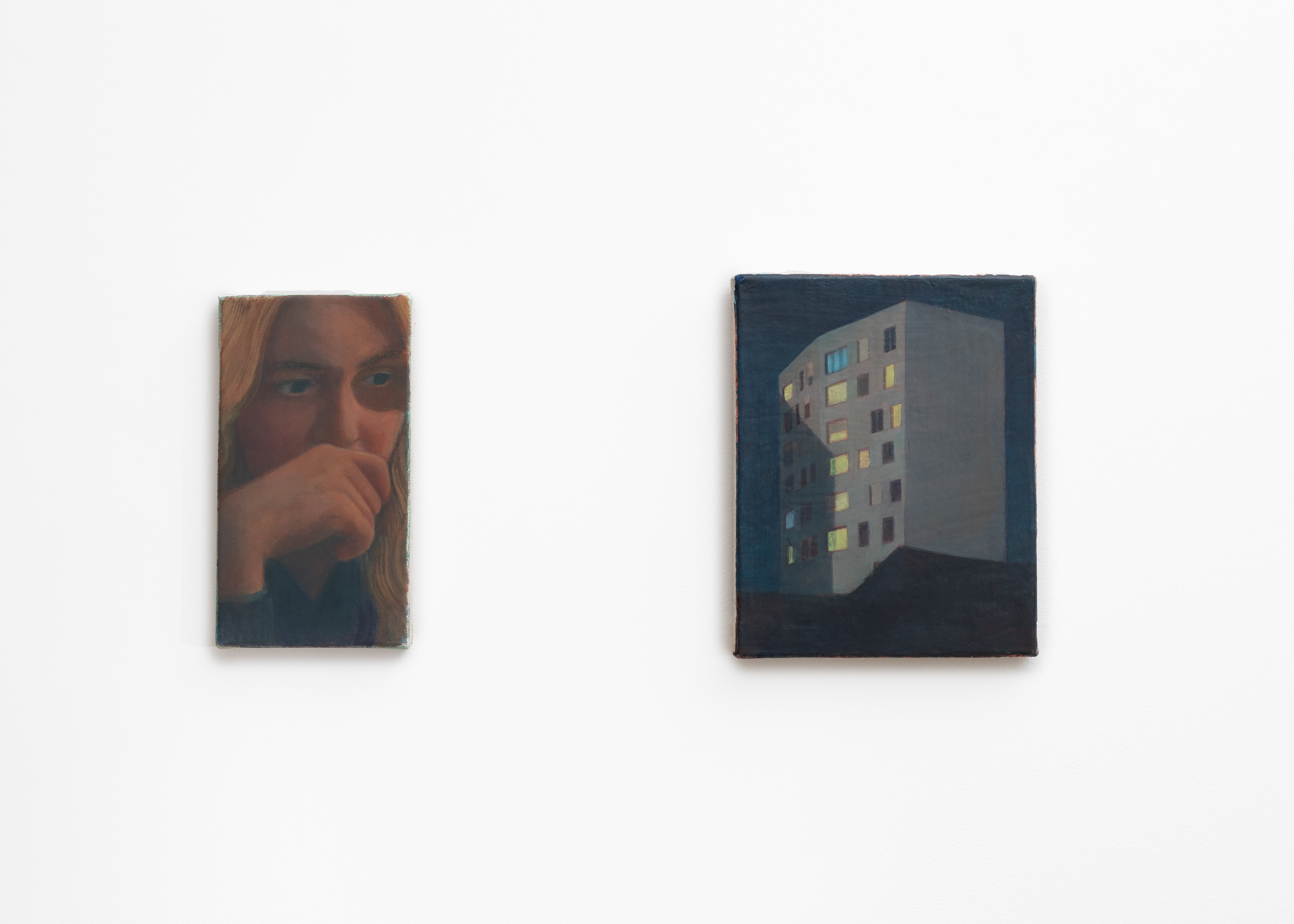 vue d'installation de l'exposition de Johan Larnouhet "Inner Selves" © Albane Durand-Viel