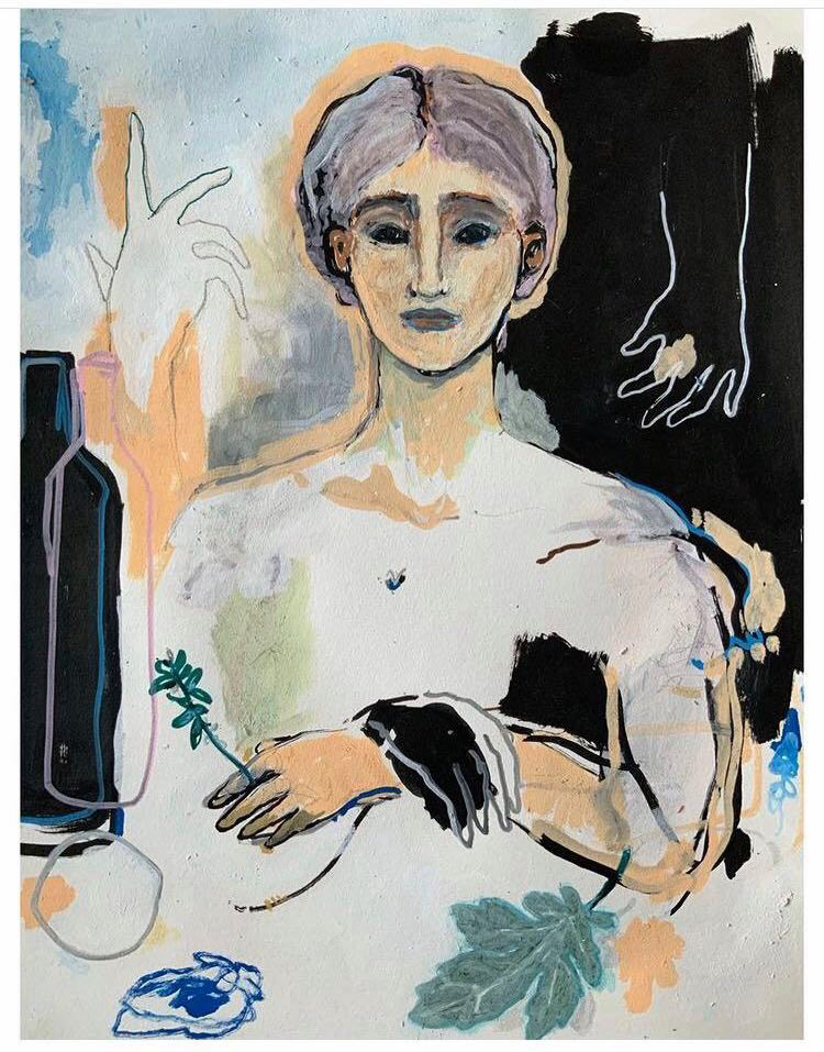 « Another night », 29x41cm, gouache, ink, pencil