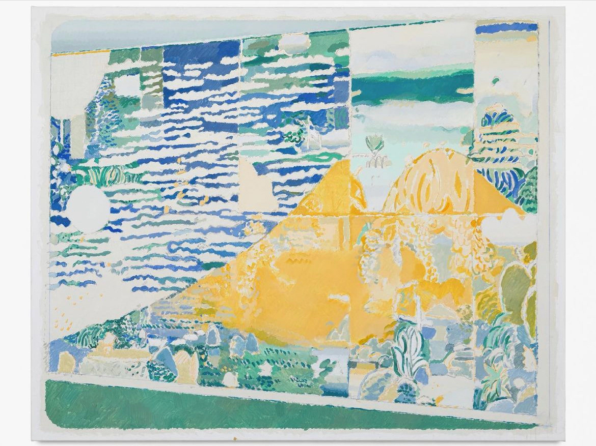 « Intérieur paysage (La montagne) », 2021, Oil/Canvas, 130x162 cm