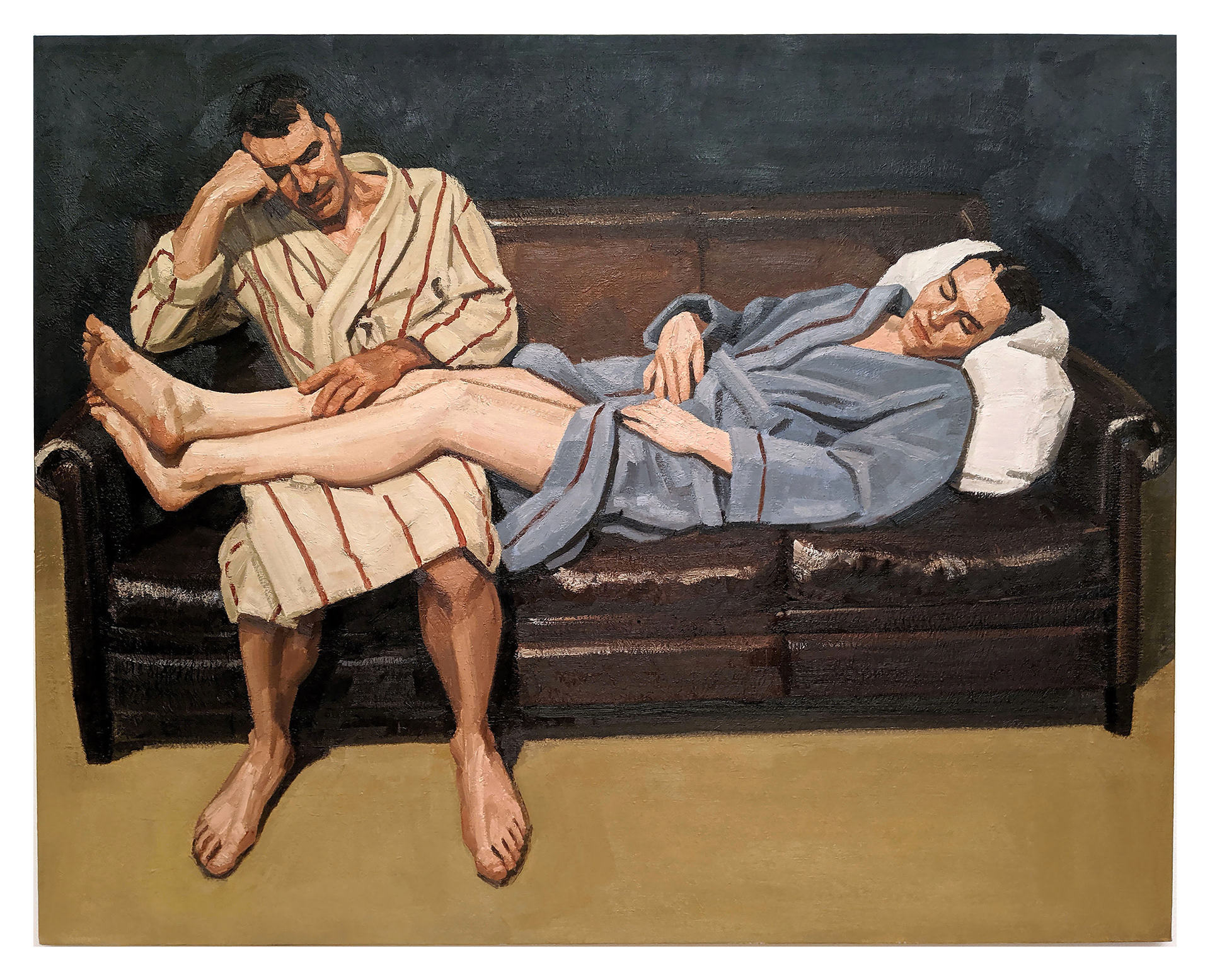 Ludovic Camille, huile sur toile, 2019, 130x162 cm