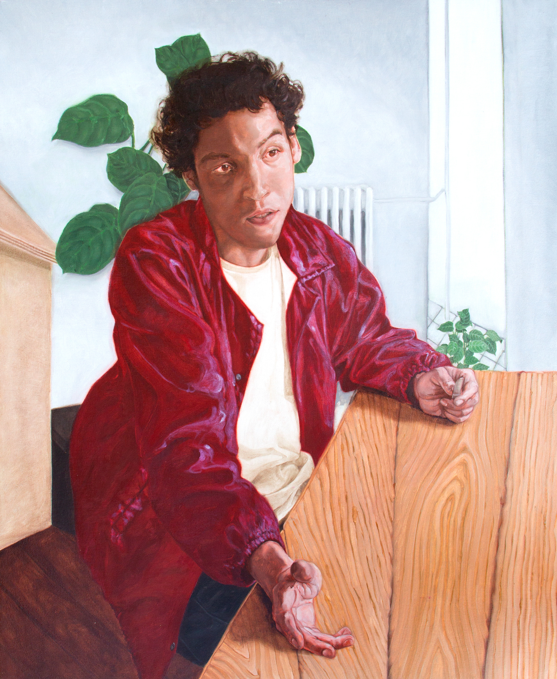 Kevman villa Gagliardini, 2017, huile sur toile, 60 x 73 cm