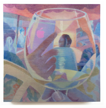 See thru, 2021, Oil on linen, 20 X 20 in