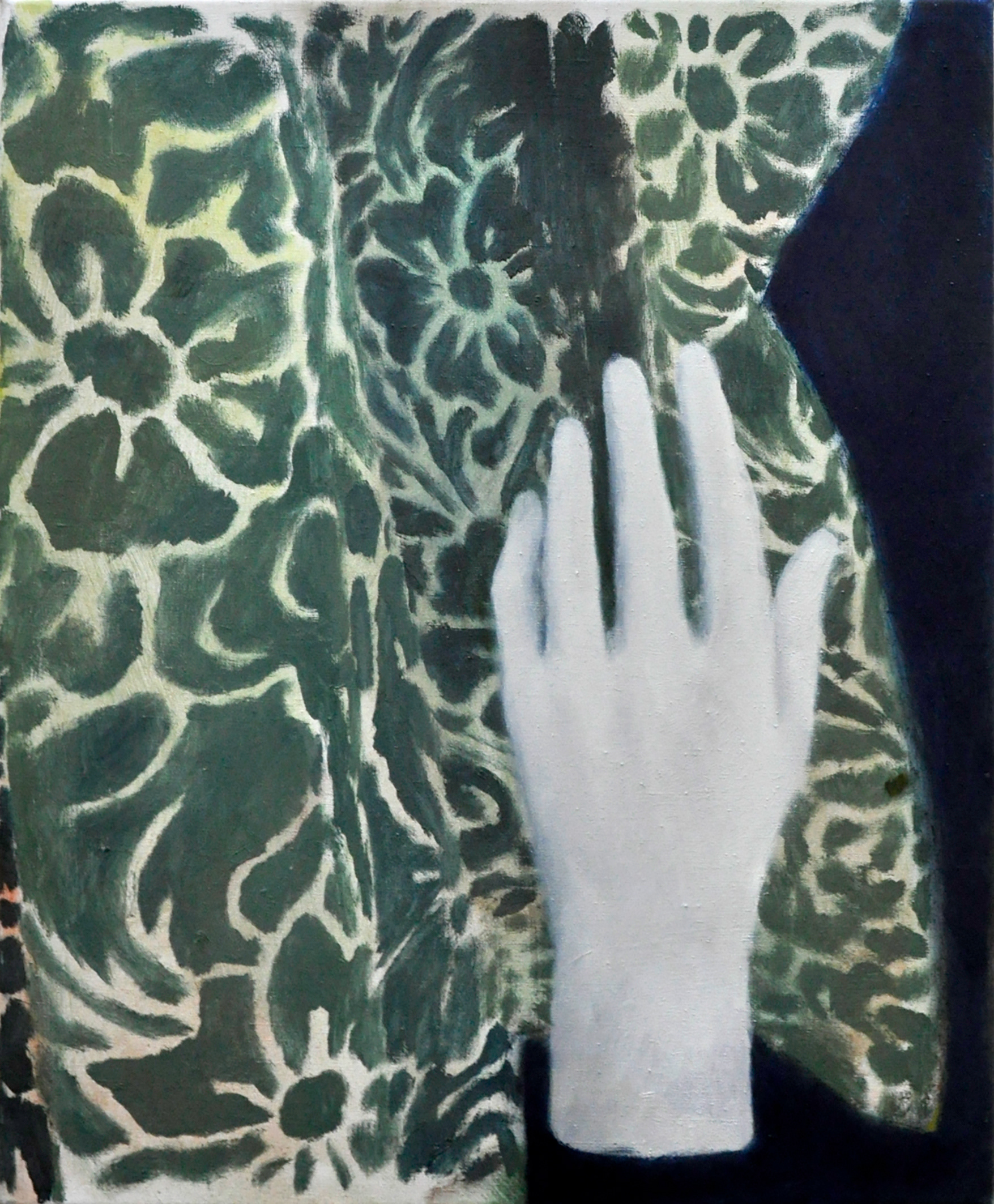 Giorgio Silvestrini, Eglise, 2022, huile sur toile, 46x38 cm