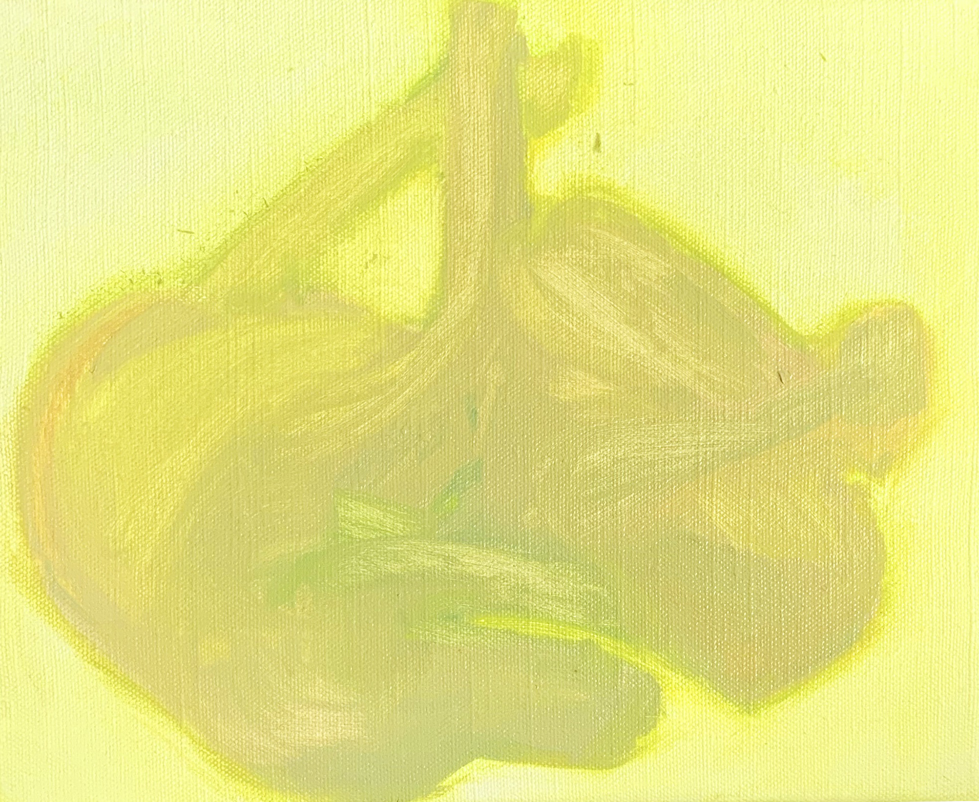 Untitled (chien pompei), 2021, oil on linen, 22 x 27