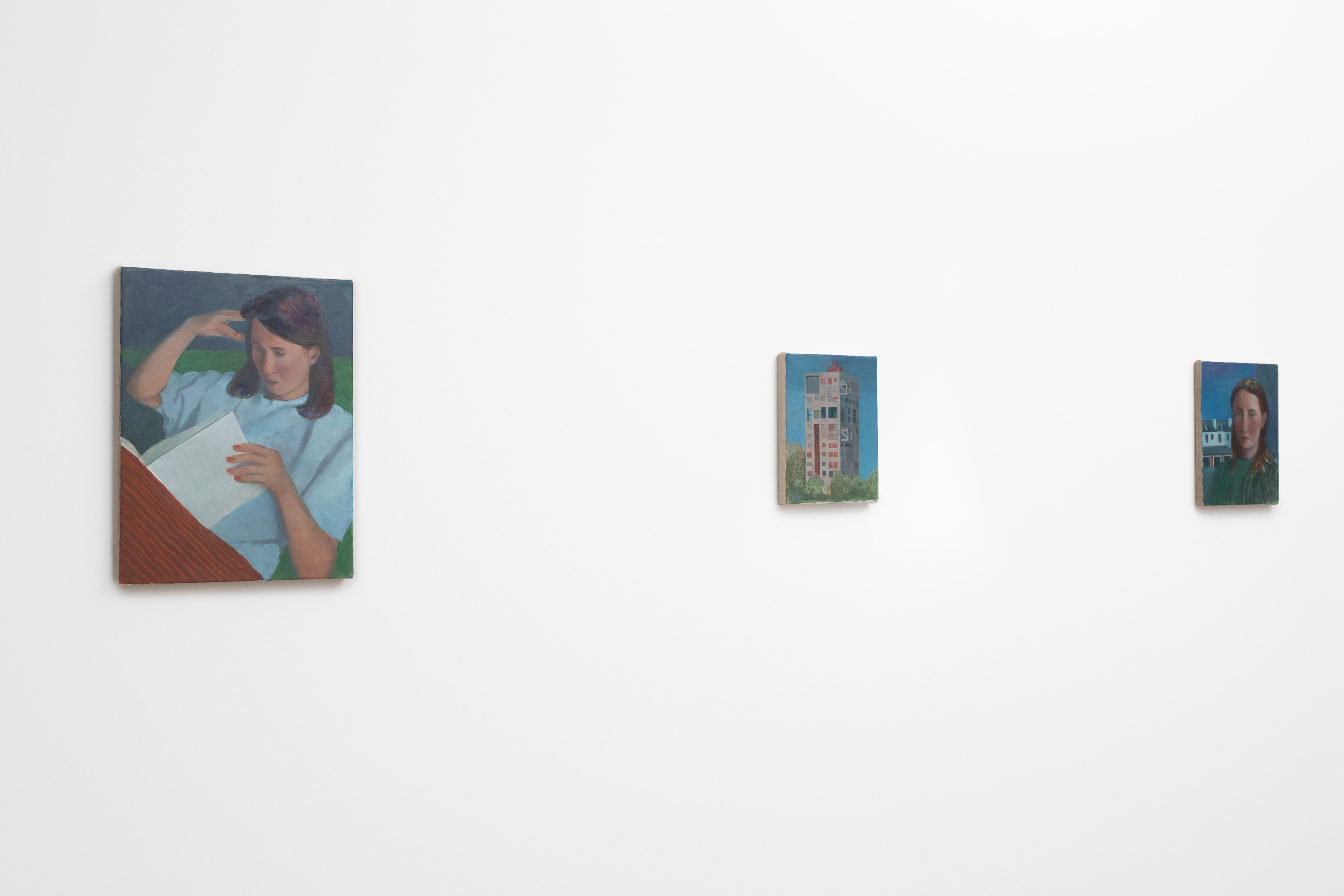 vue d'installation de l'exposition de Johan Larnouhet "Inner Selves" © Albane Durand-Viel
