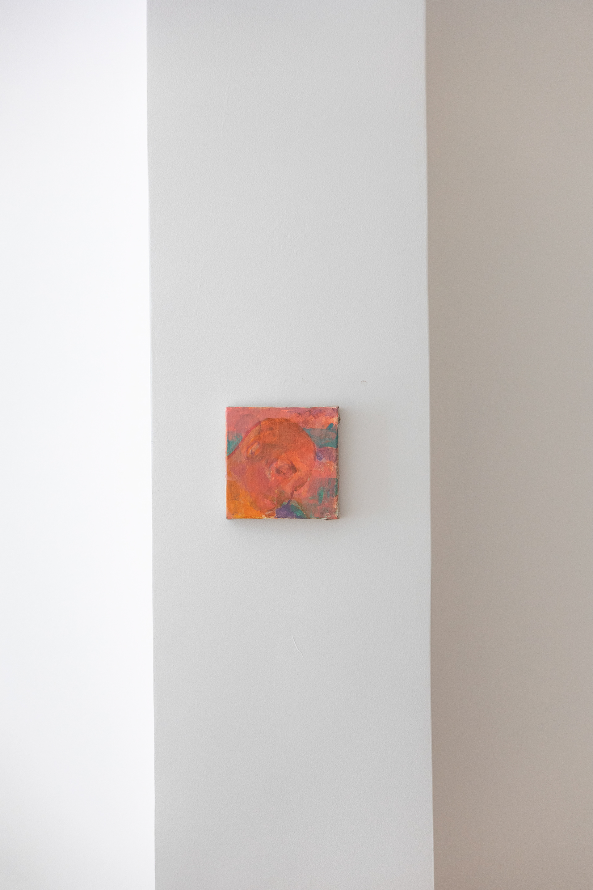 Sarah Maison, Oeil, 2022, huile sur toile, 15x15cm © Louise Conesa