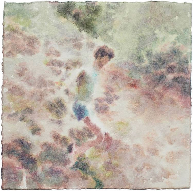 T R A N S F E R T, 2021, 20 x 20,5 cm, aquarelle sur papier