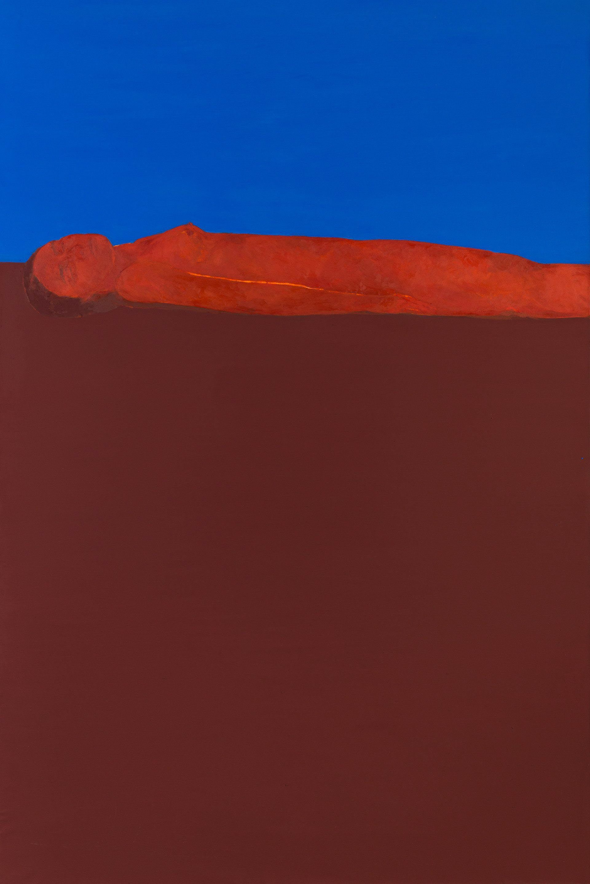 Corps allongé au soleil III, 2019 195x130 cm