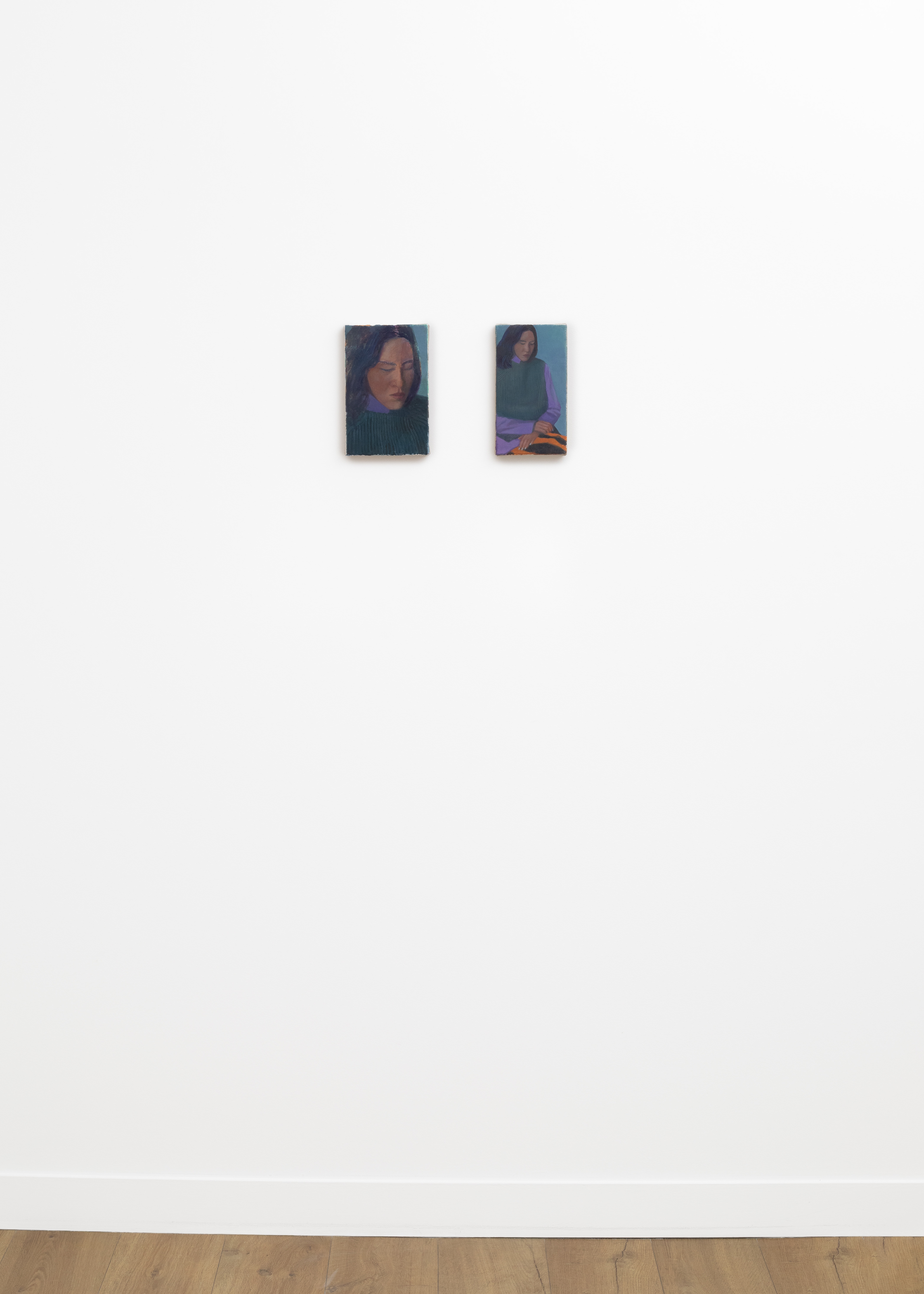 vue d'installation de l'exposition de Johan Larnouhet "Inner Selves" © Albane Durand-Viel