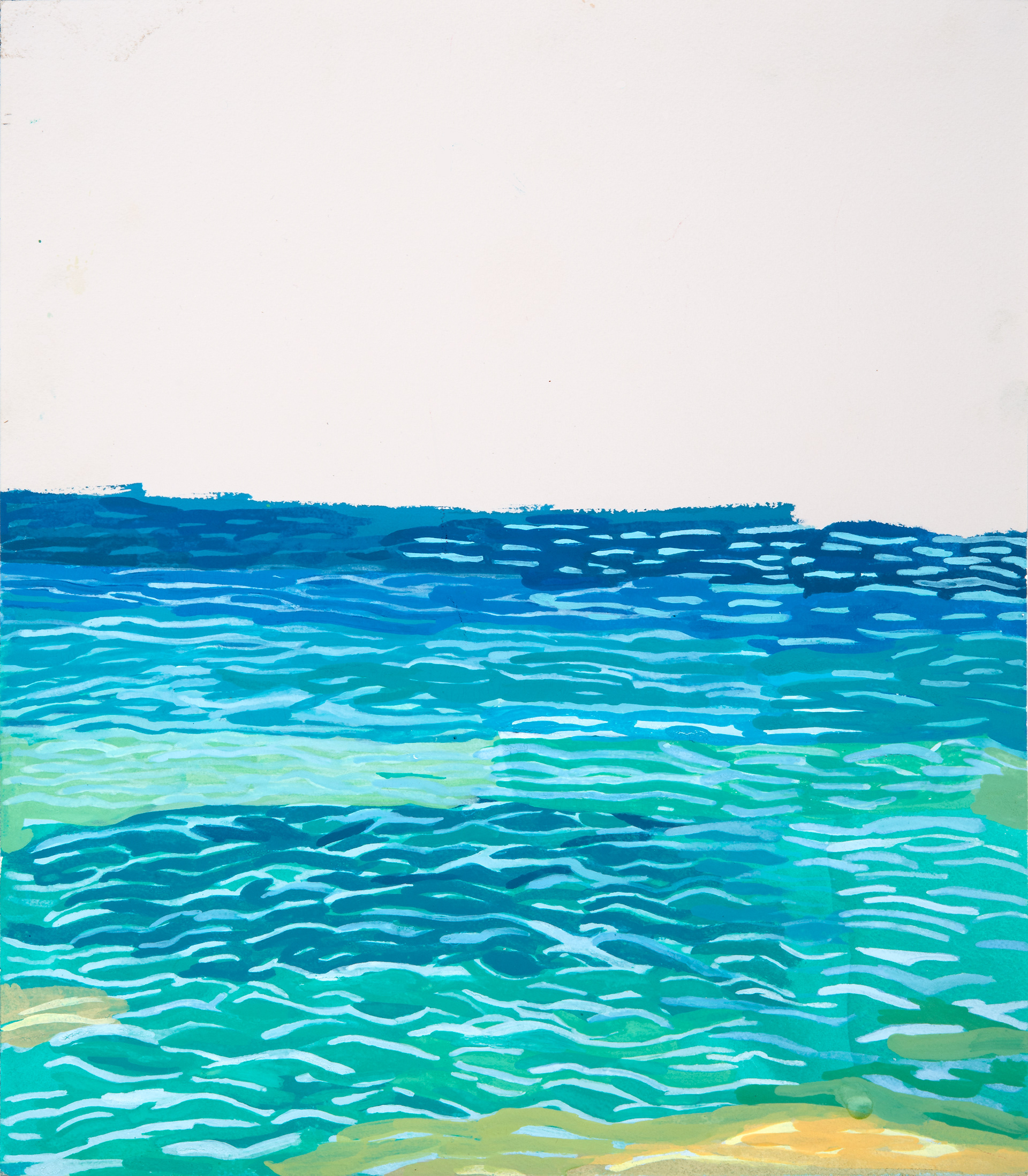 Clara Rubin, gouache on paper, 2020