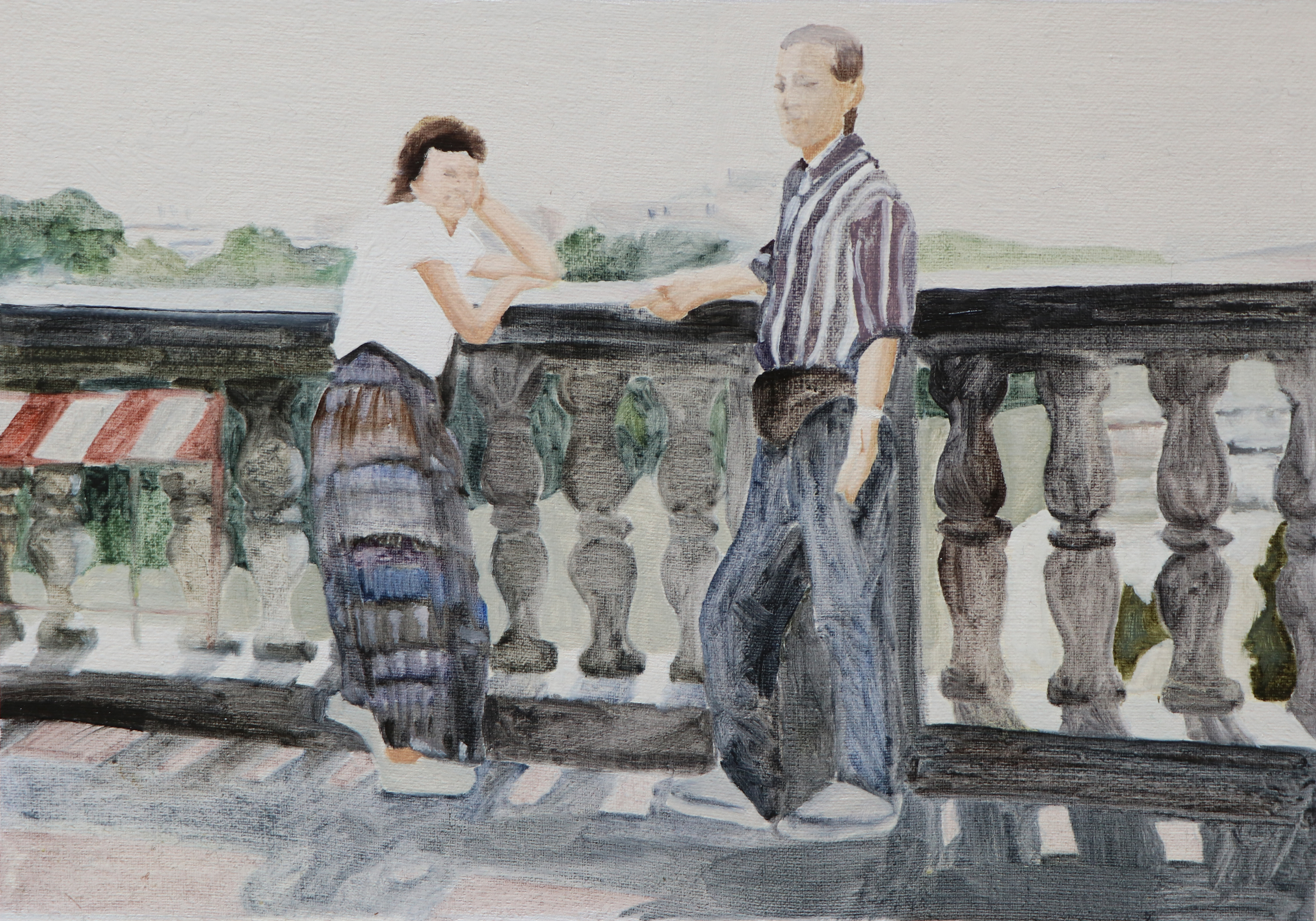 Family tree (series) / 2020, 16 x 23 cm, oil on canvas