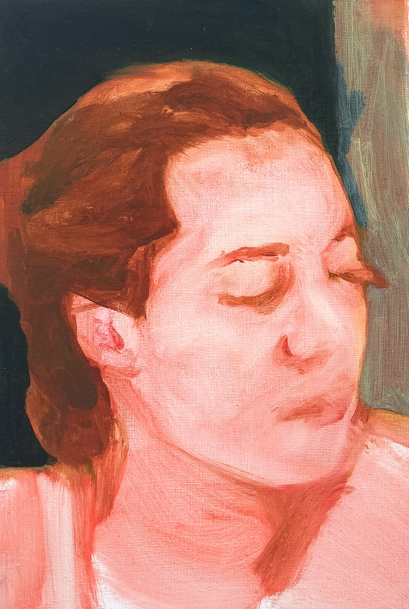 Portrait Marion, 2021, oil on linen, 35 x 27 cm