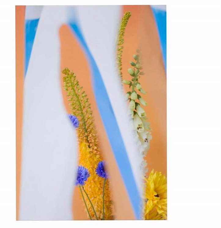 Carte postale fleur pour Guerlain