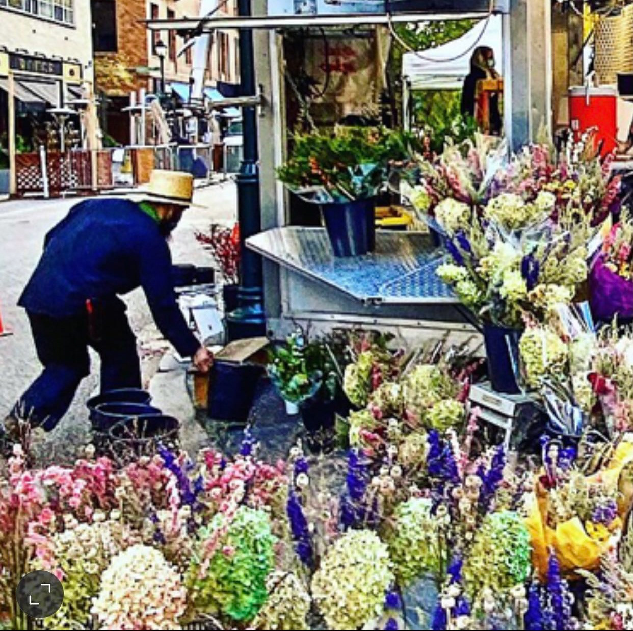 Amish Florist. Rittenhouse Square