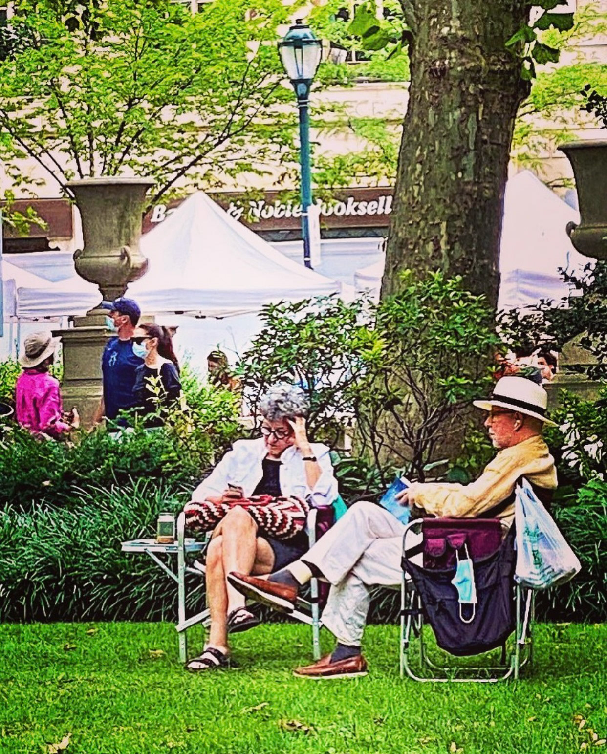 Summer in Rittenhouse Square.