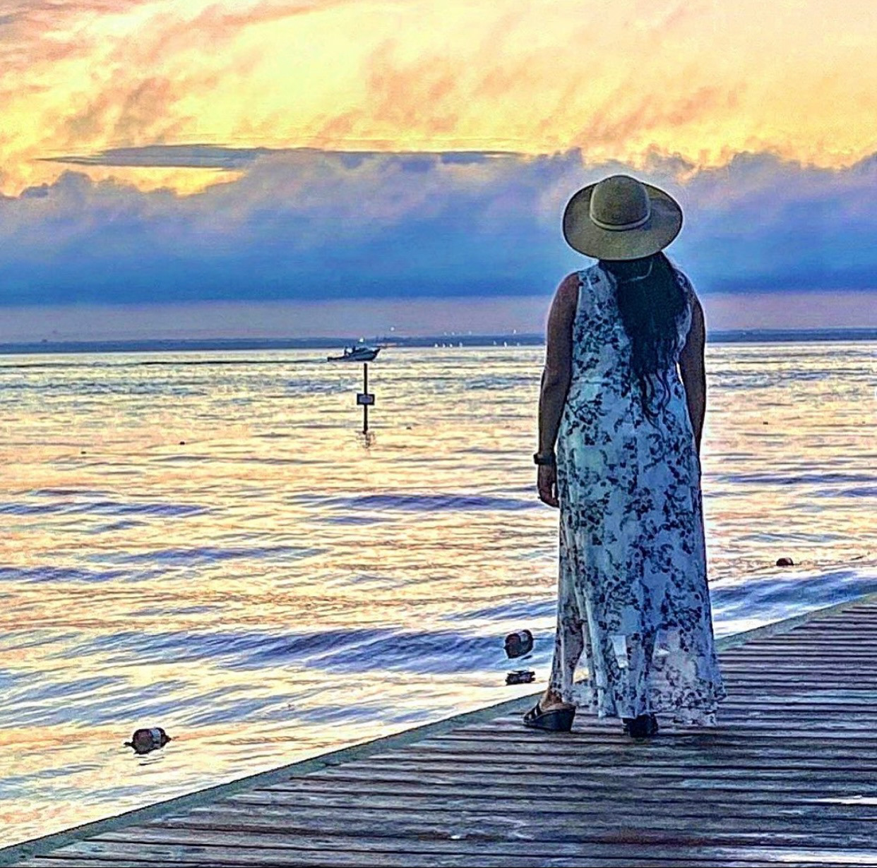 Ocean Beach bay. Fire Island.