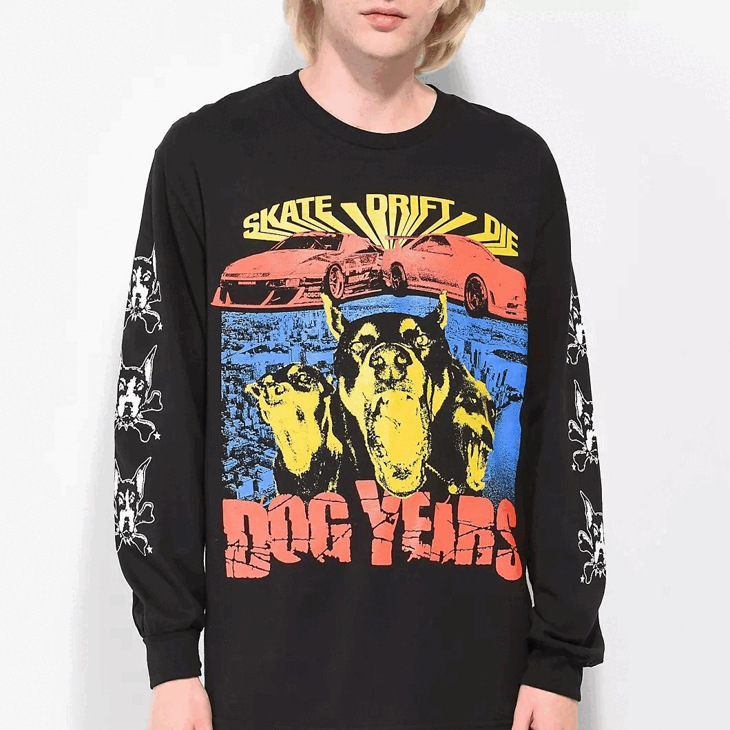 "Skate Drift Die" Graphic for Dog Years