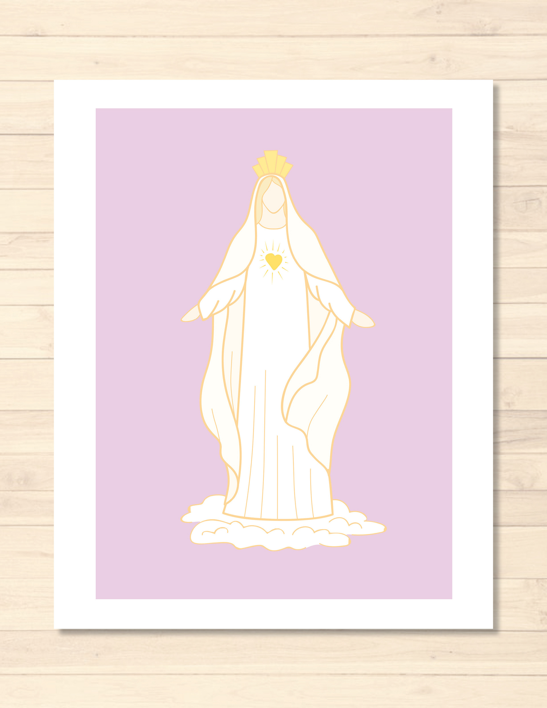 Our Lady of Beauraing - full color