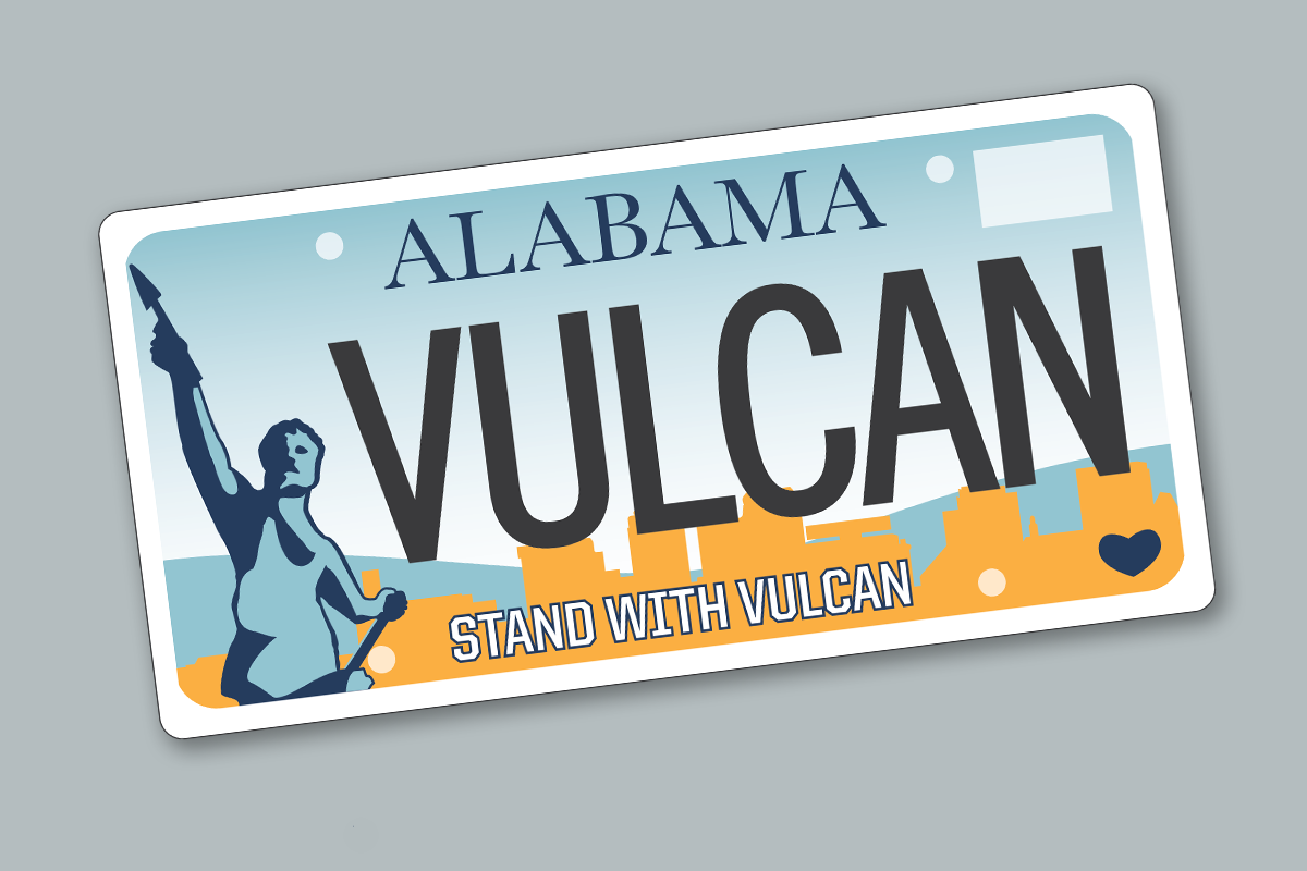 Custom license plate