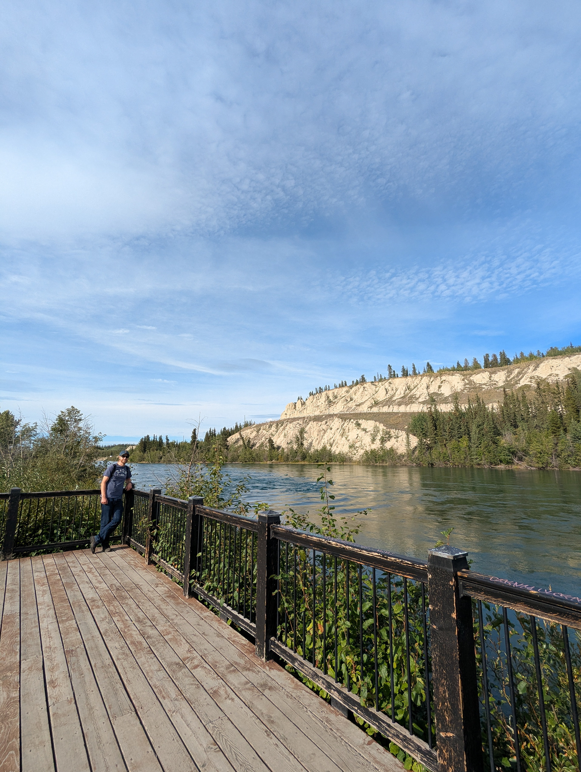 Yukon River in Whitehorse.