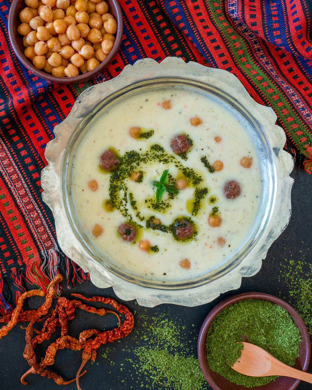 Turkish Yogurt Yuvalama Soup