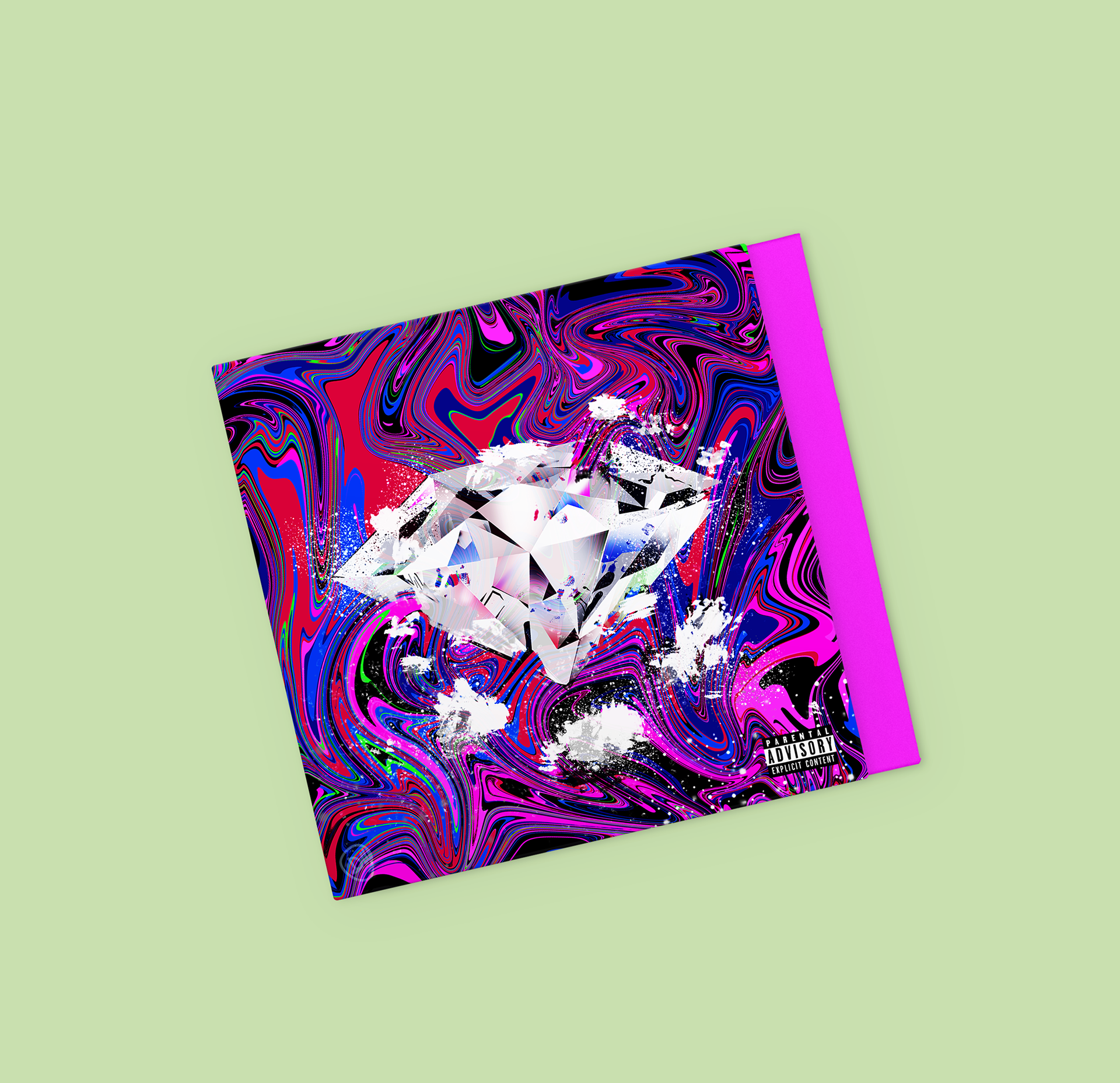 An album cover artwork digitially created for the Rap artist, Rob Lucci.