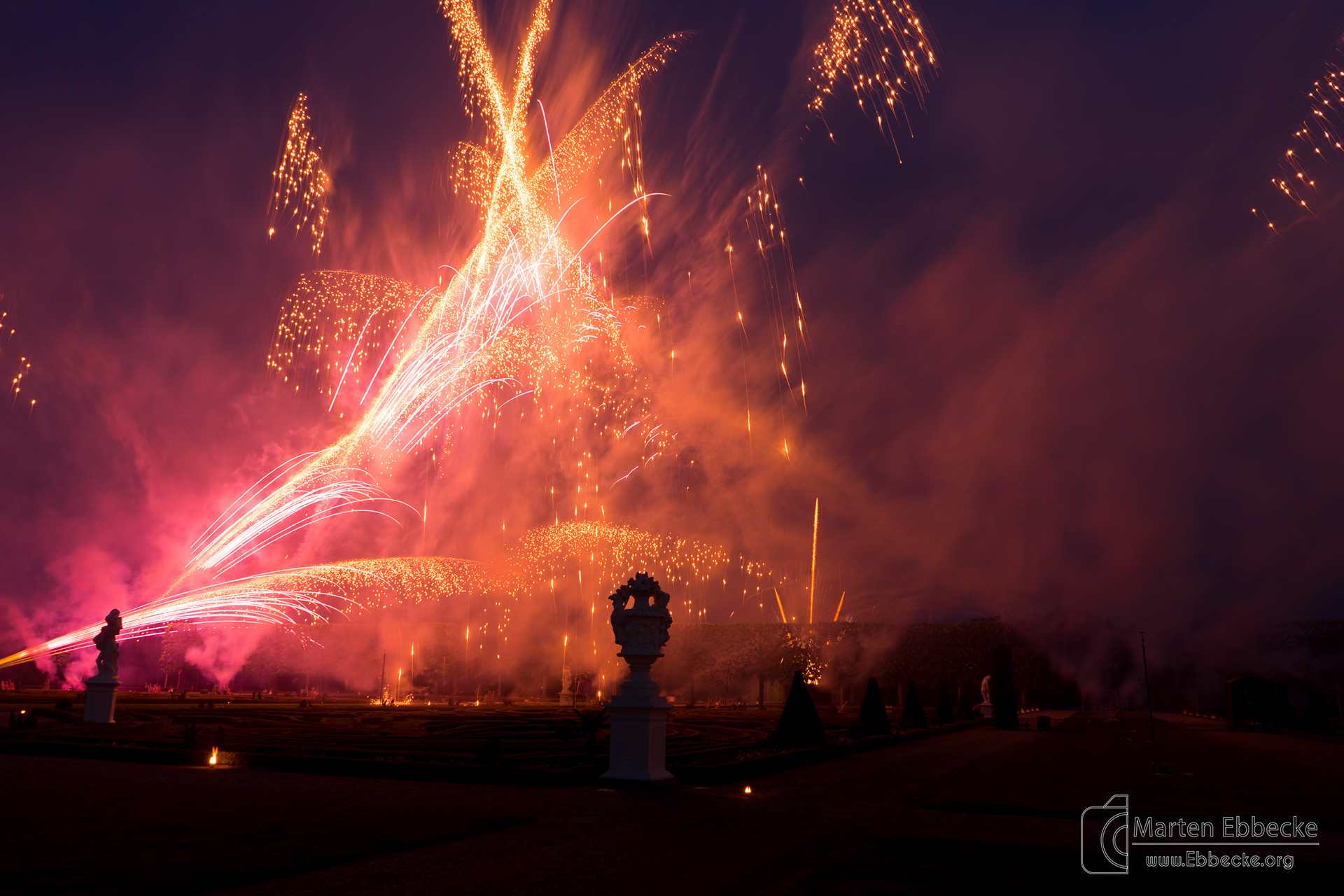 Marten Ebbecke Feuerwerk Herrenhäuser Gärten