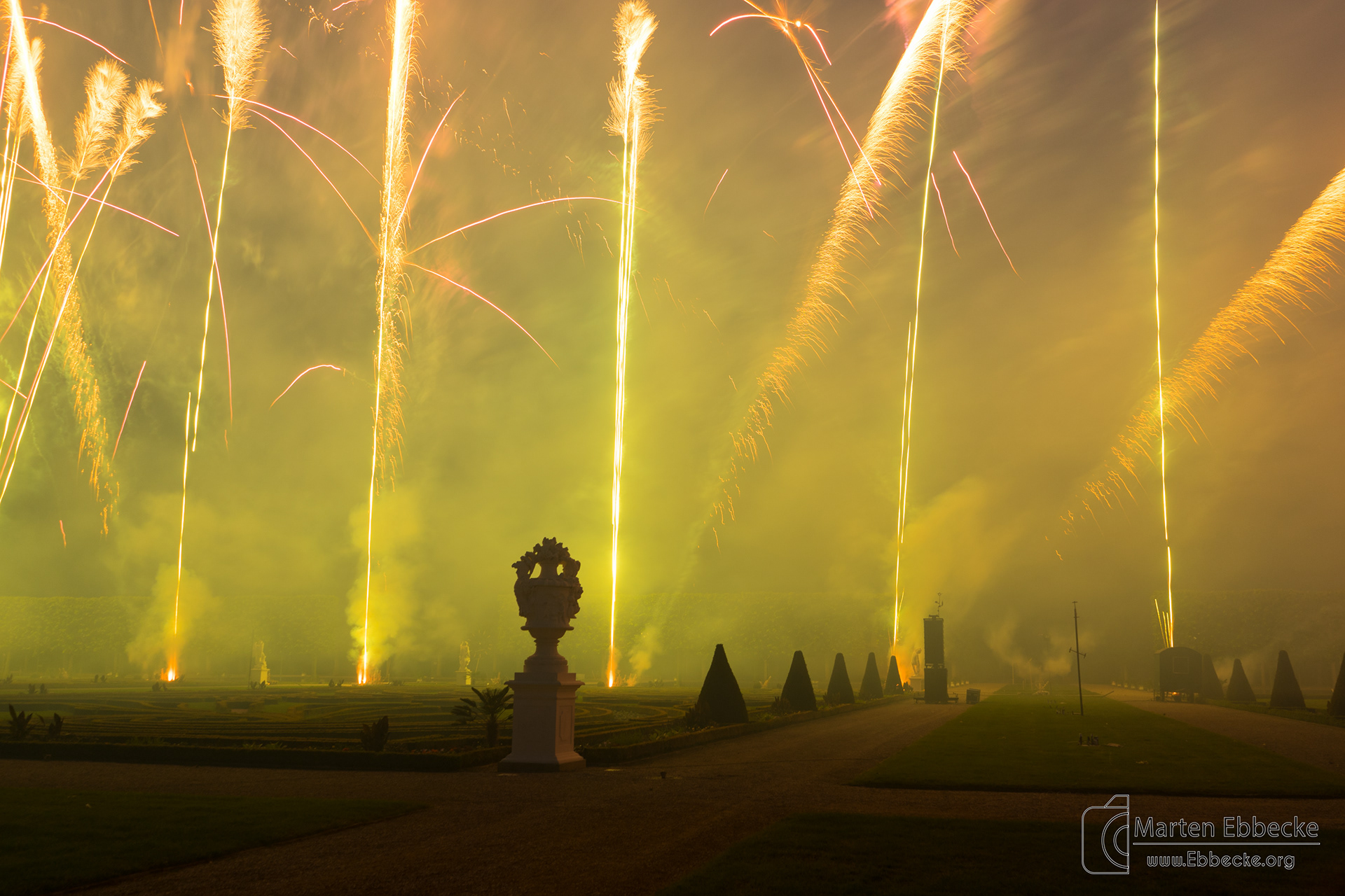 Marten Ebbecke Feuerwerk Herrenhäuser Gärten