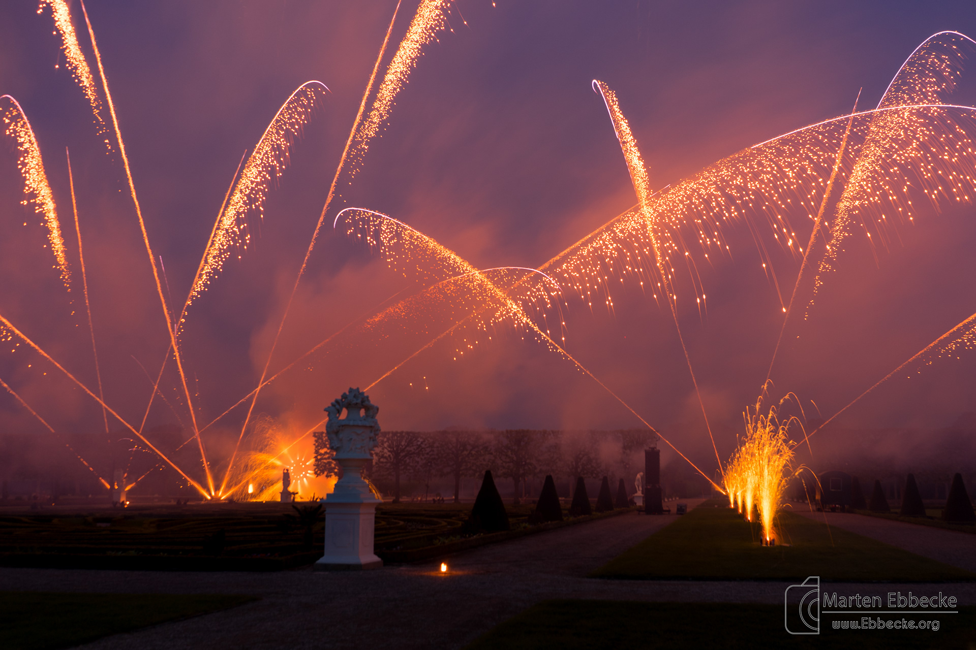 Marten Ebbecke Feuerwerk Herrenhäuser Gärten
