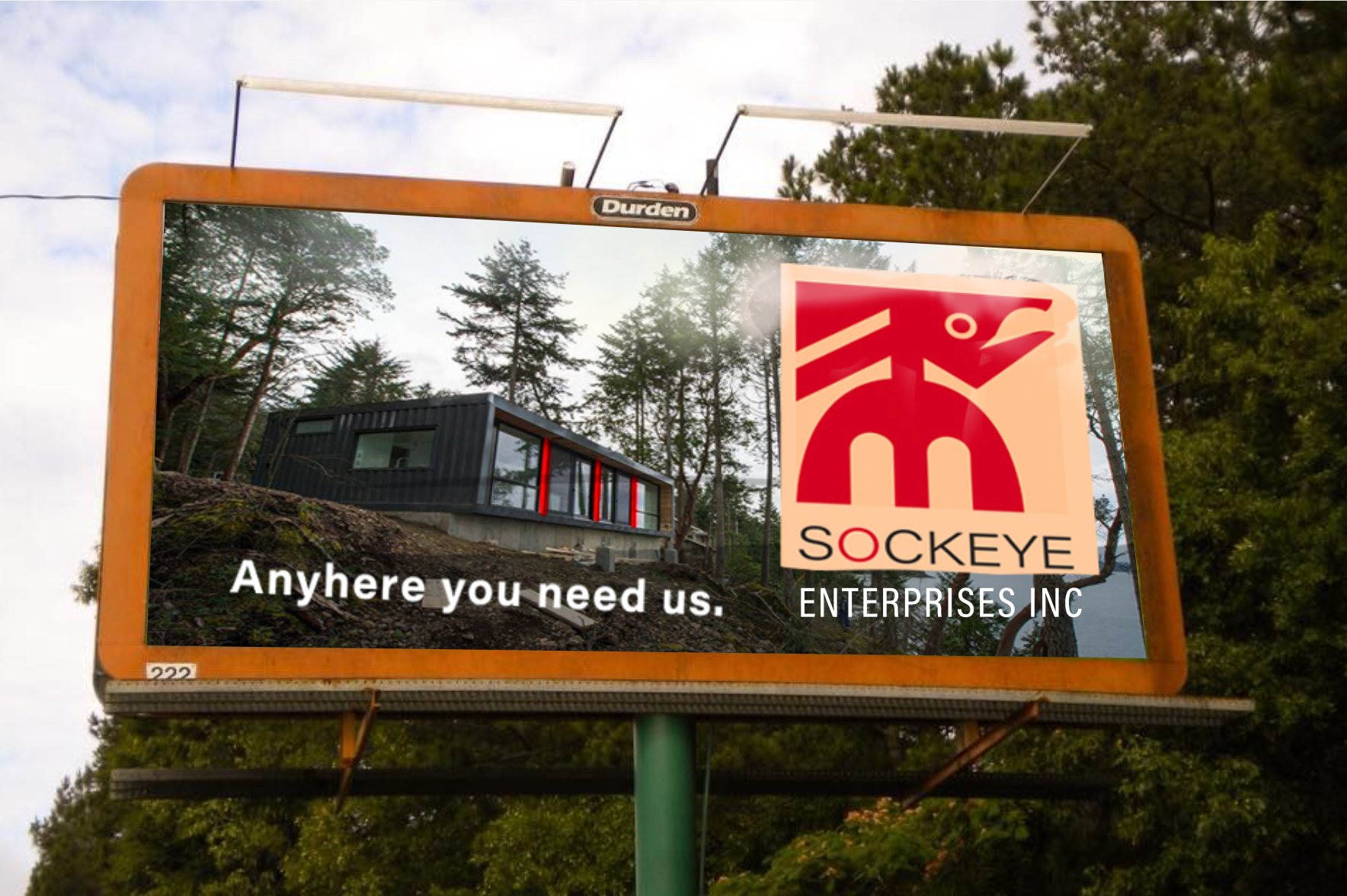 Concept for an ad campaign to be displayed on billboards