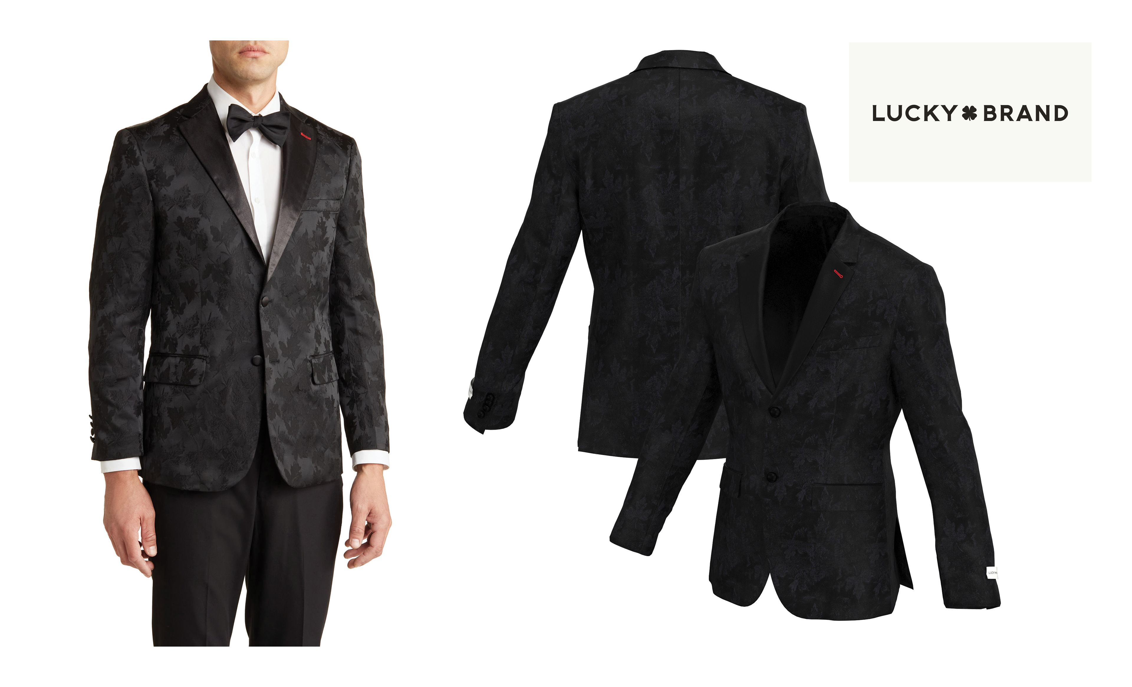 NORDSTROM RACK: Tuxedo Blazer, Satin Lapels and Buttons