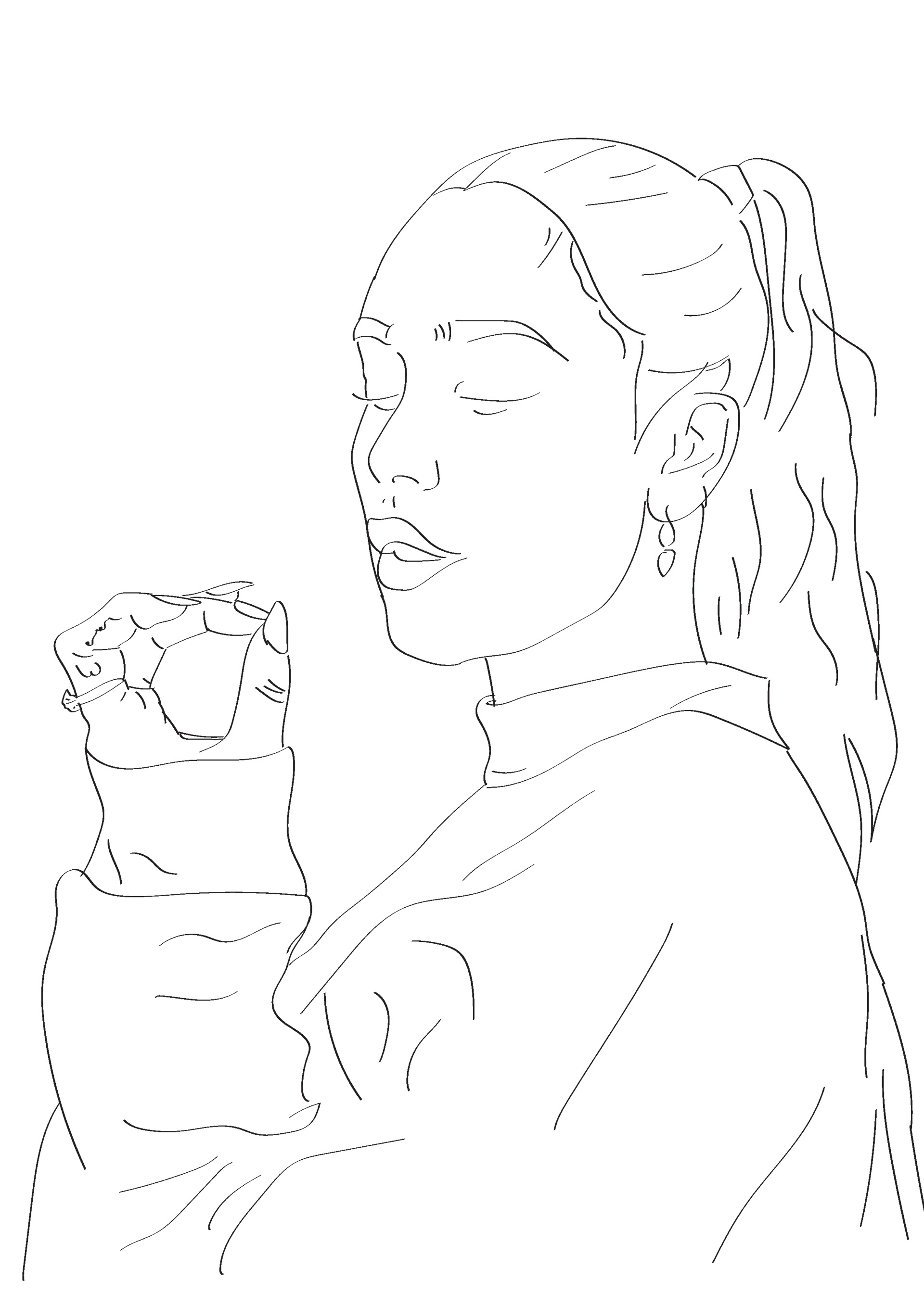 Jorja Smith, I really like the simplicity of this one.
