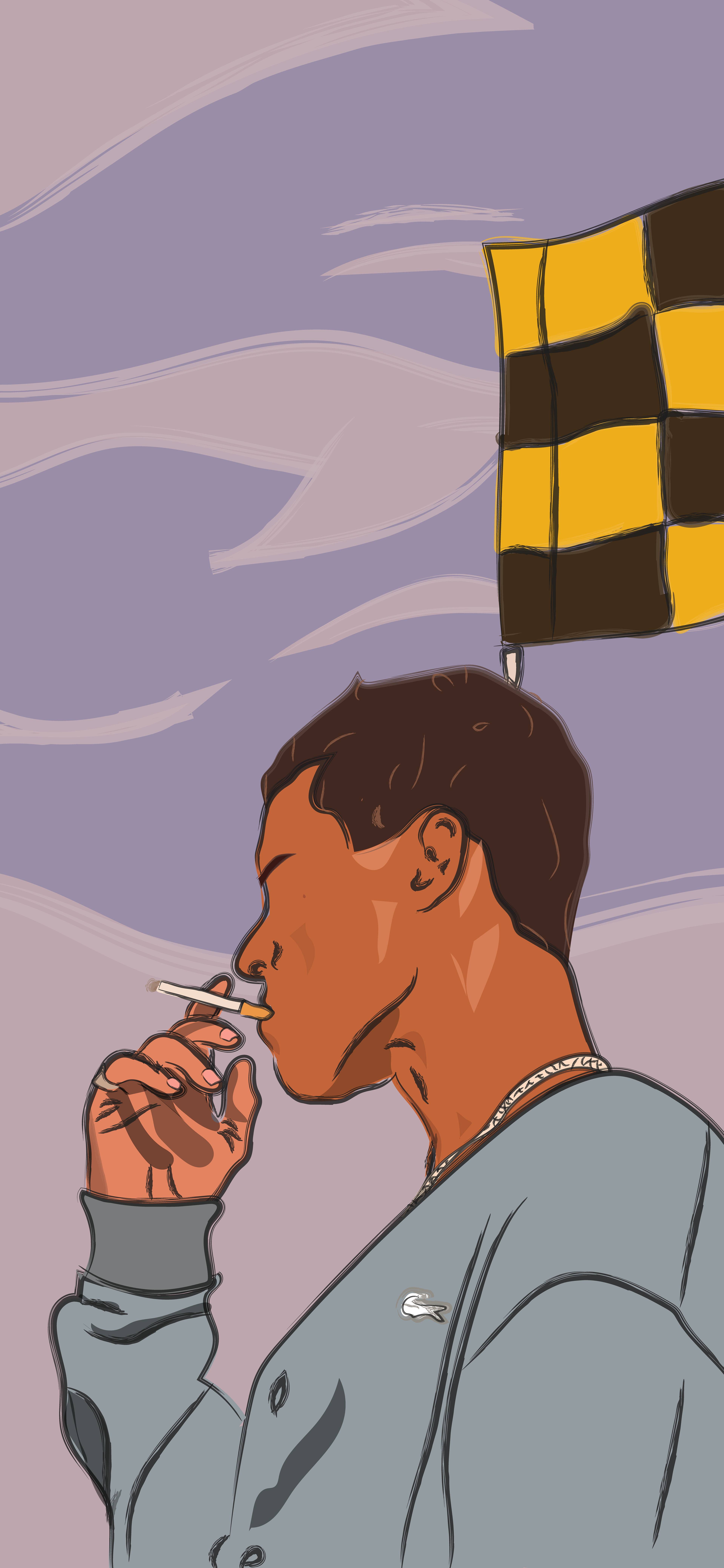 Aron Piper // One of my first coloured digital pieces