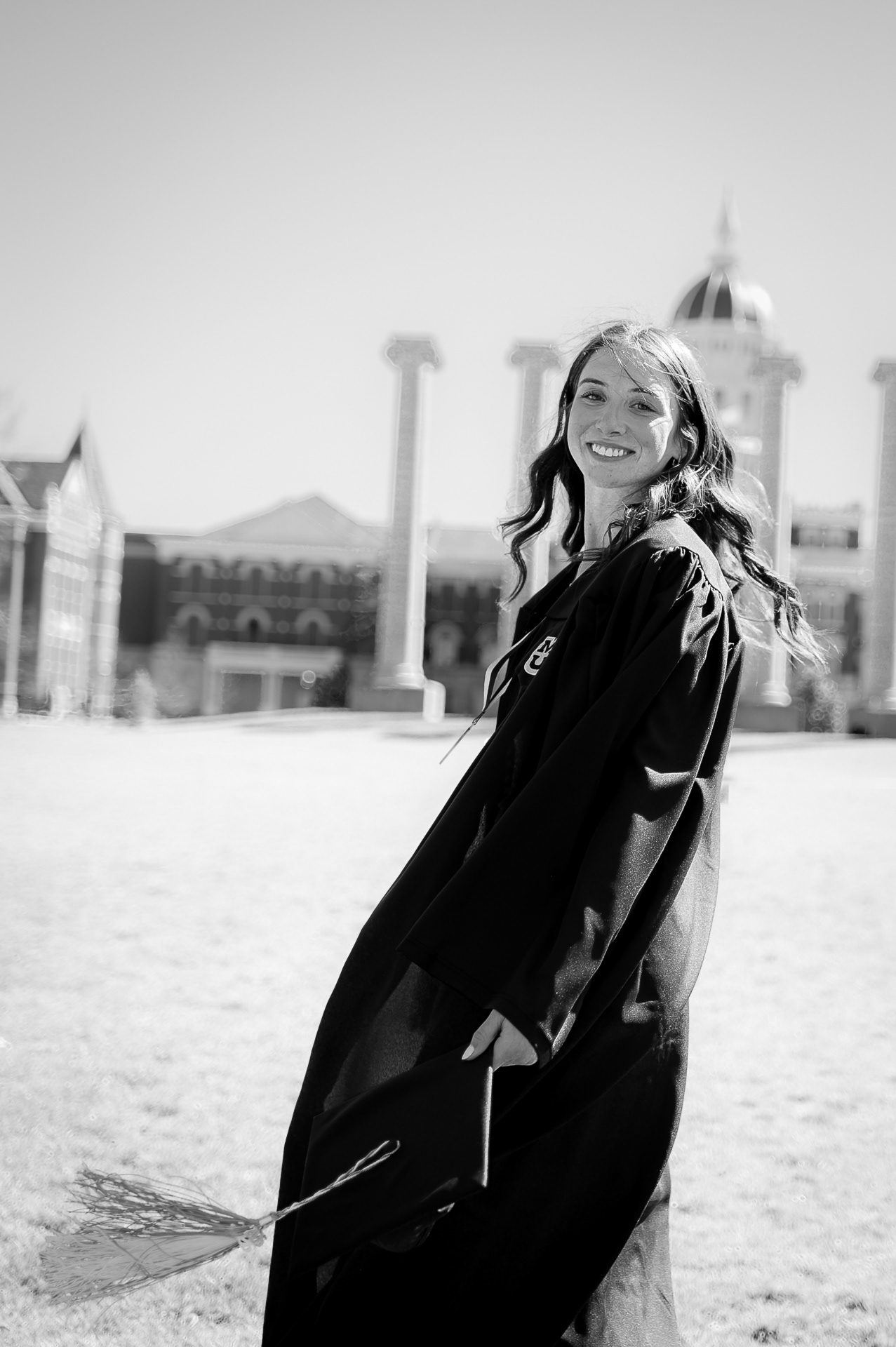Editorial style College Senior photography. High-resolution graduation portraits for students pursuing Nursing, Business, and diverse professional degrees.