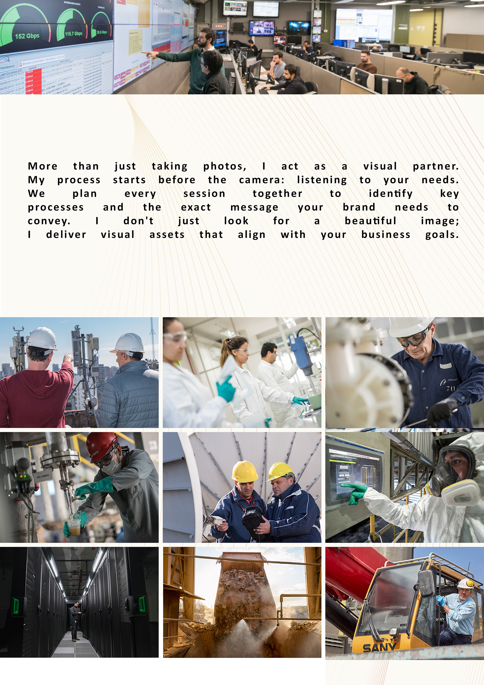 Industrial photography in St. Joseph and Kansas City showing technical production and manufacturing processes. Professional documentary style for corporate and industrial communications in Missouri.