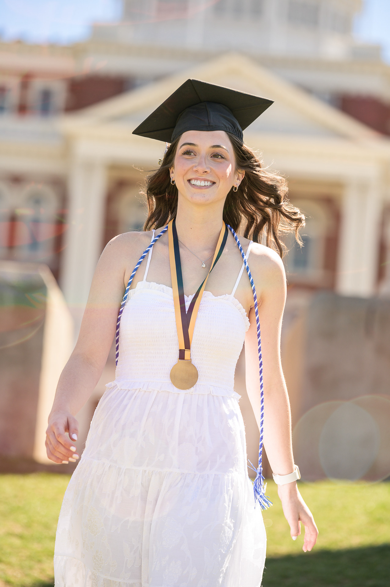 Professional College Senior portrait in Missouri. Capturing the joy and achievement of graduation day with high-quality photography.