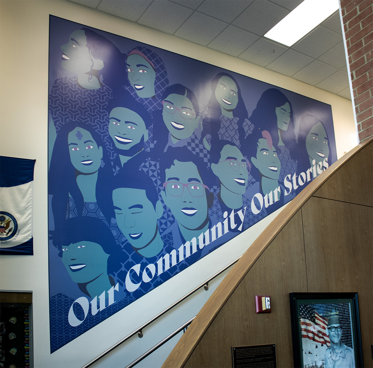 Directed the creation of the Inclusive Excellence Mural, gathering images, setting deadlines, establishing designer goals, and communicating directly with the client to ensure the mural represented every student at Mason High School (Spring 2023).