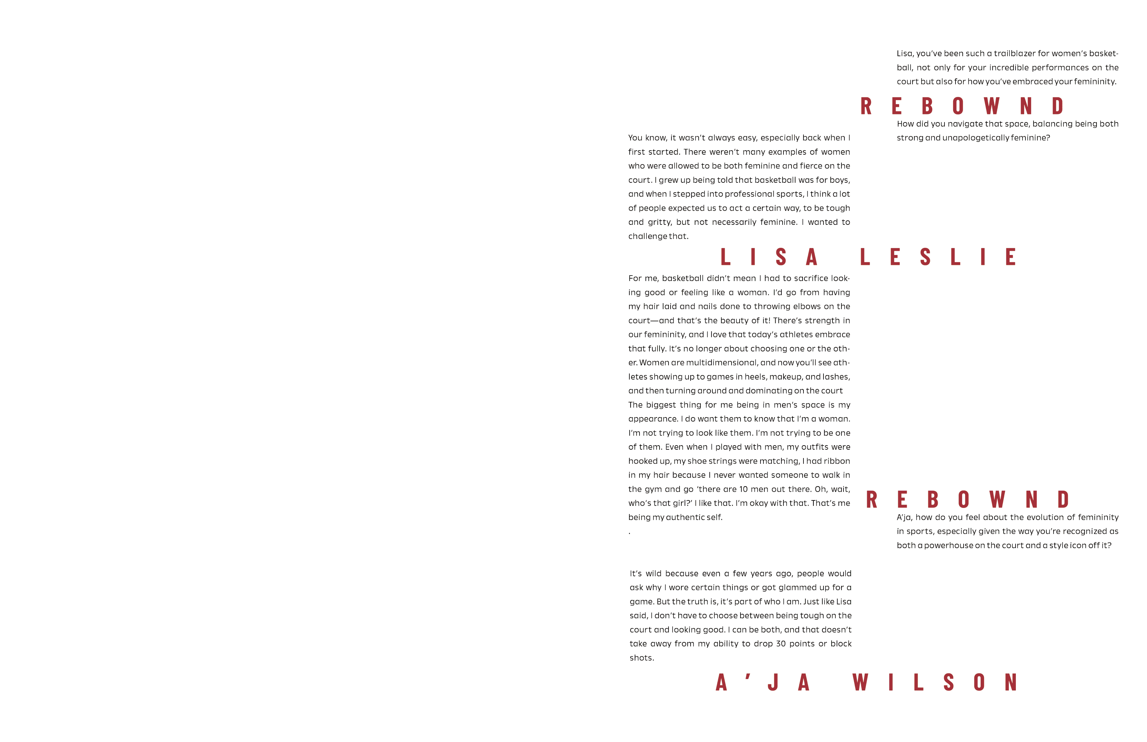 Spread 3: Interview Article