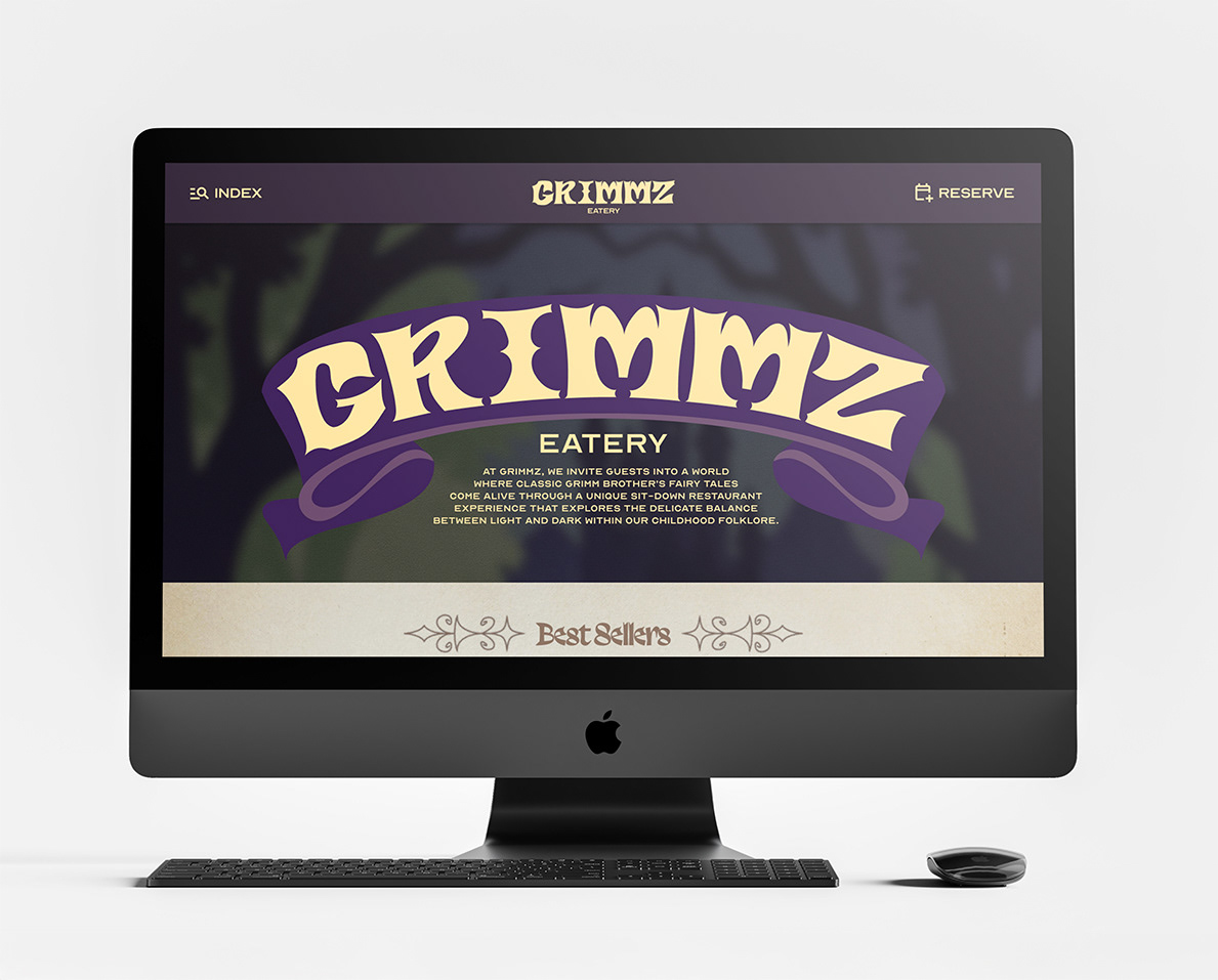 GRIMMZ Website—Home Page