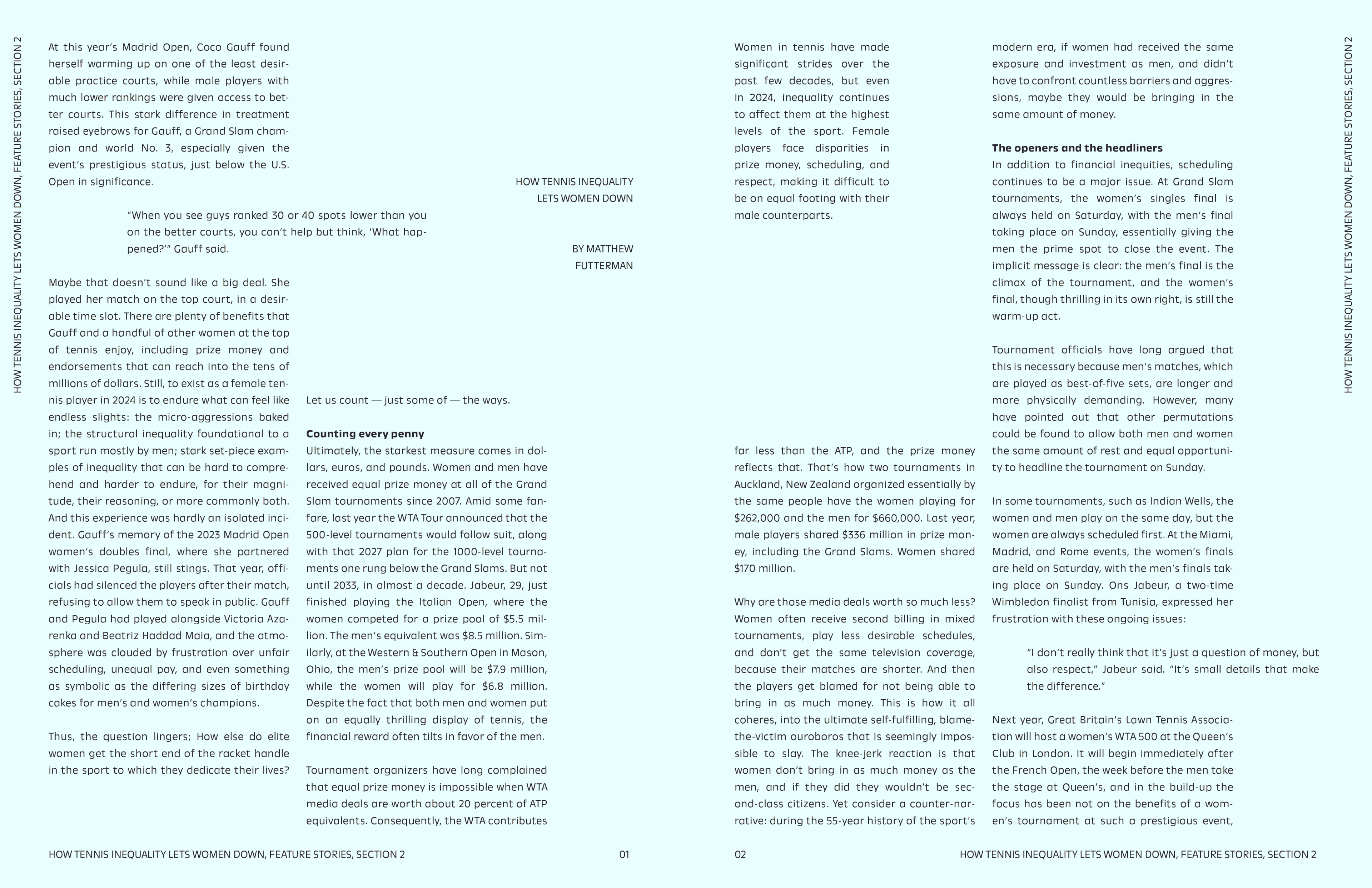 Spread 1: Feature Article