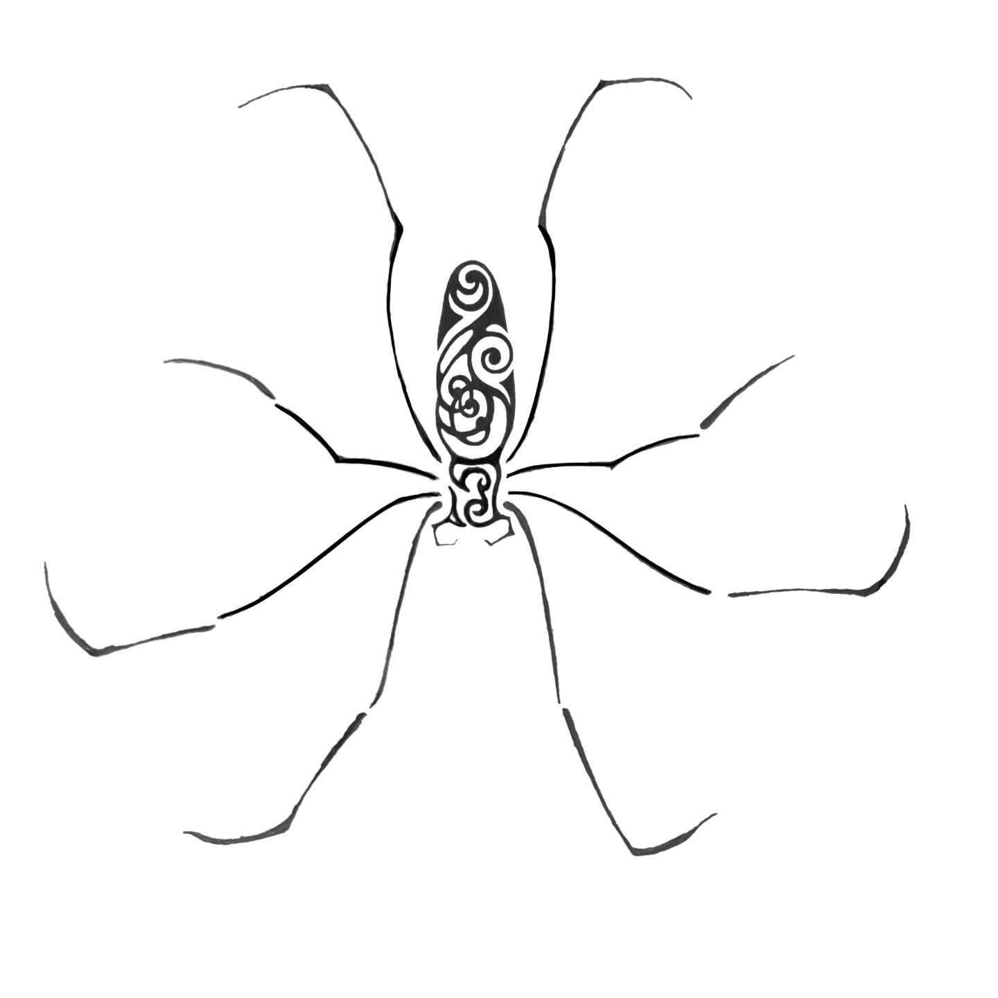 Banana Spider, Pen on Paper