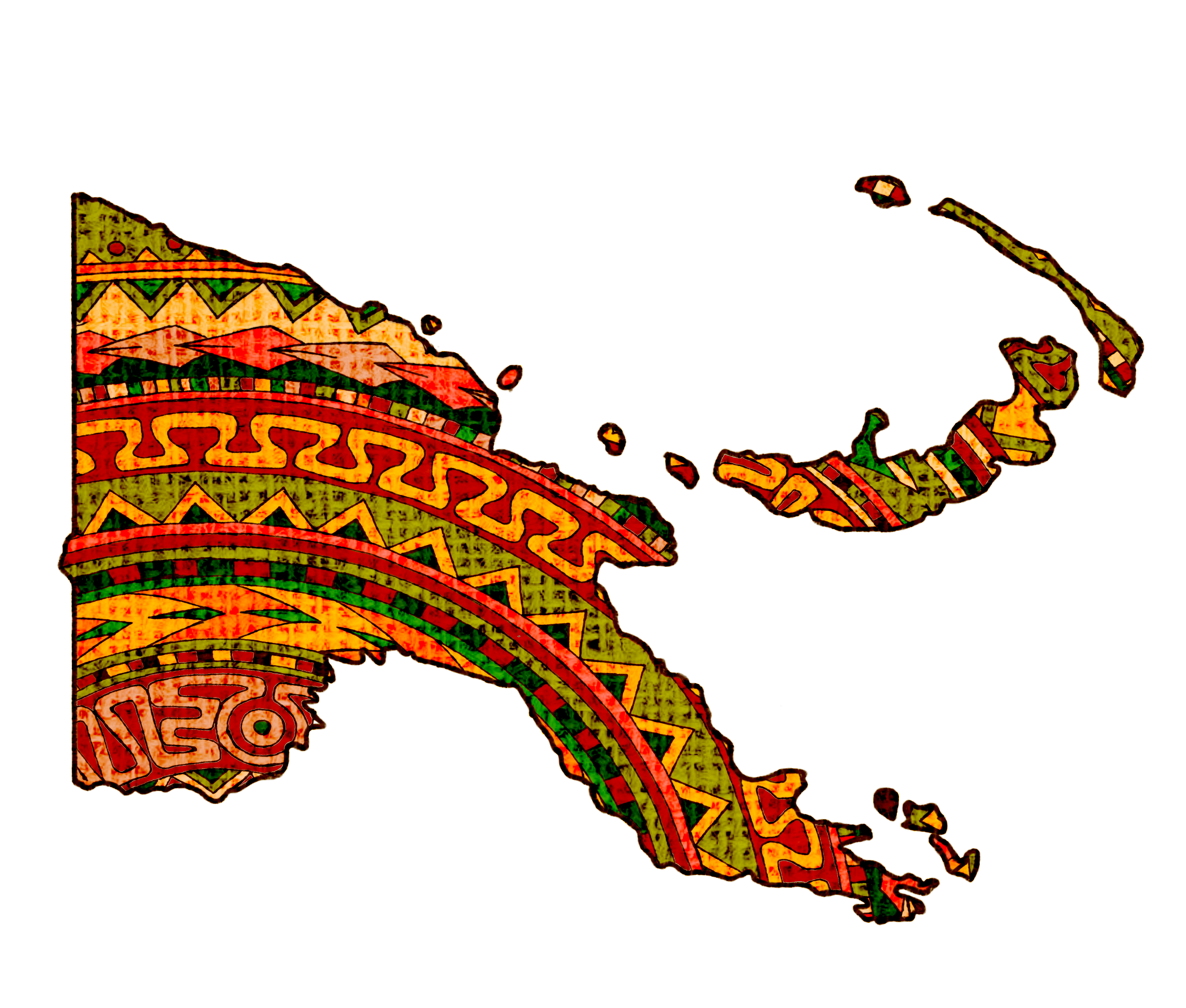 Papua New Guinea 3of3, Procreate, 2025