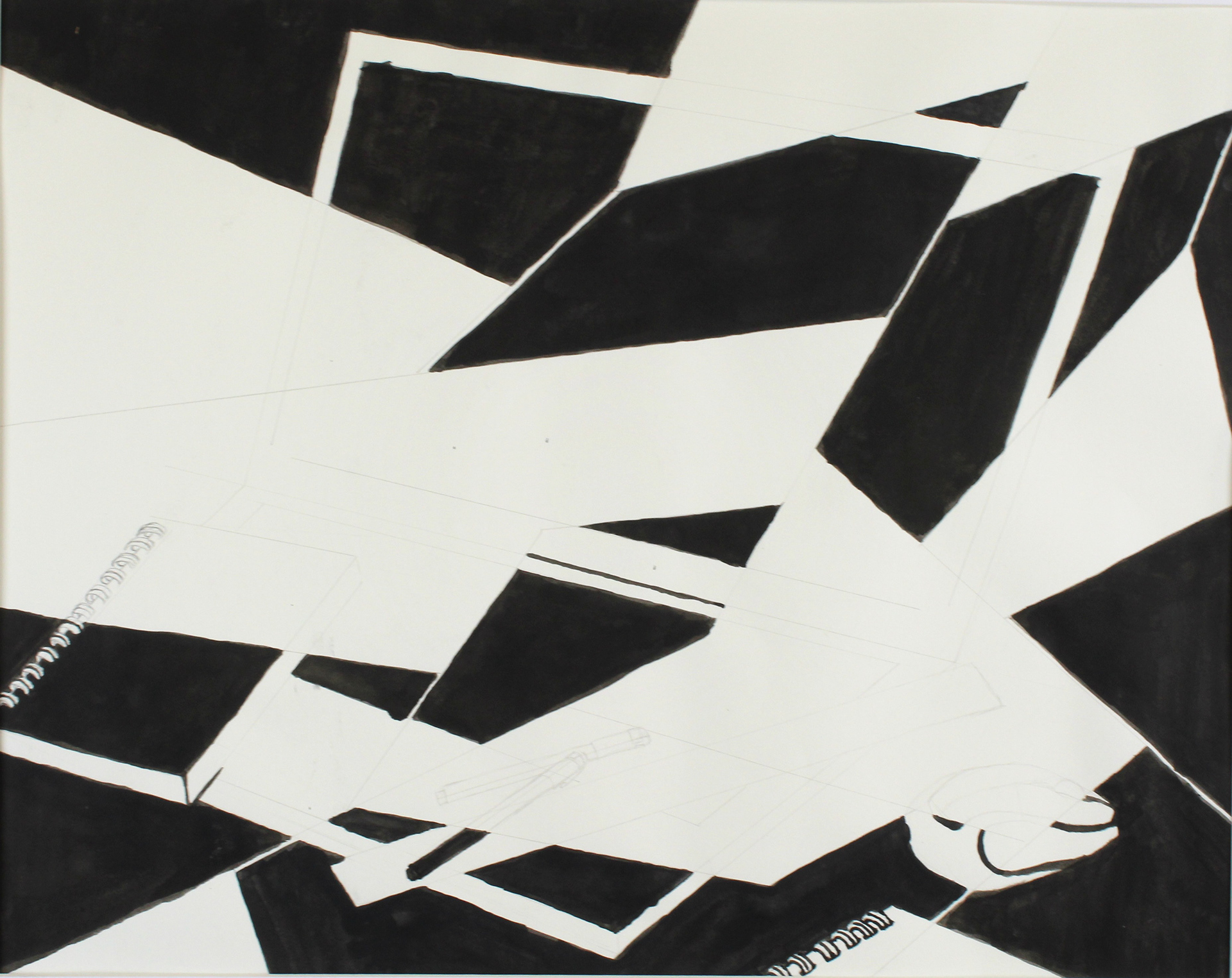 Abstract Study, Ink on Paper